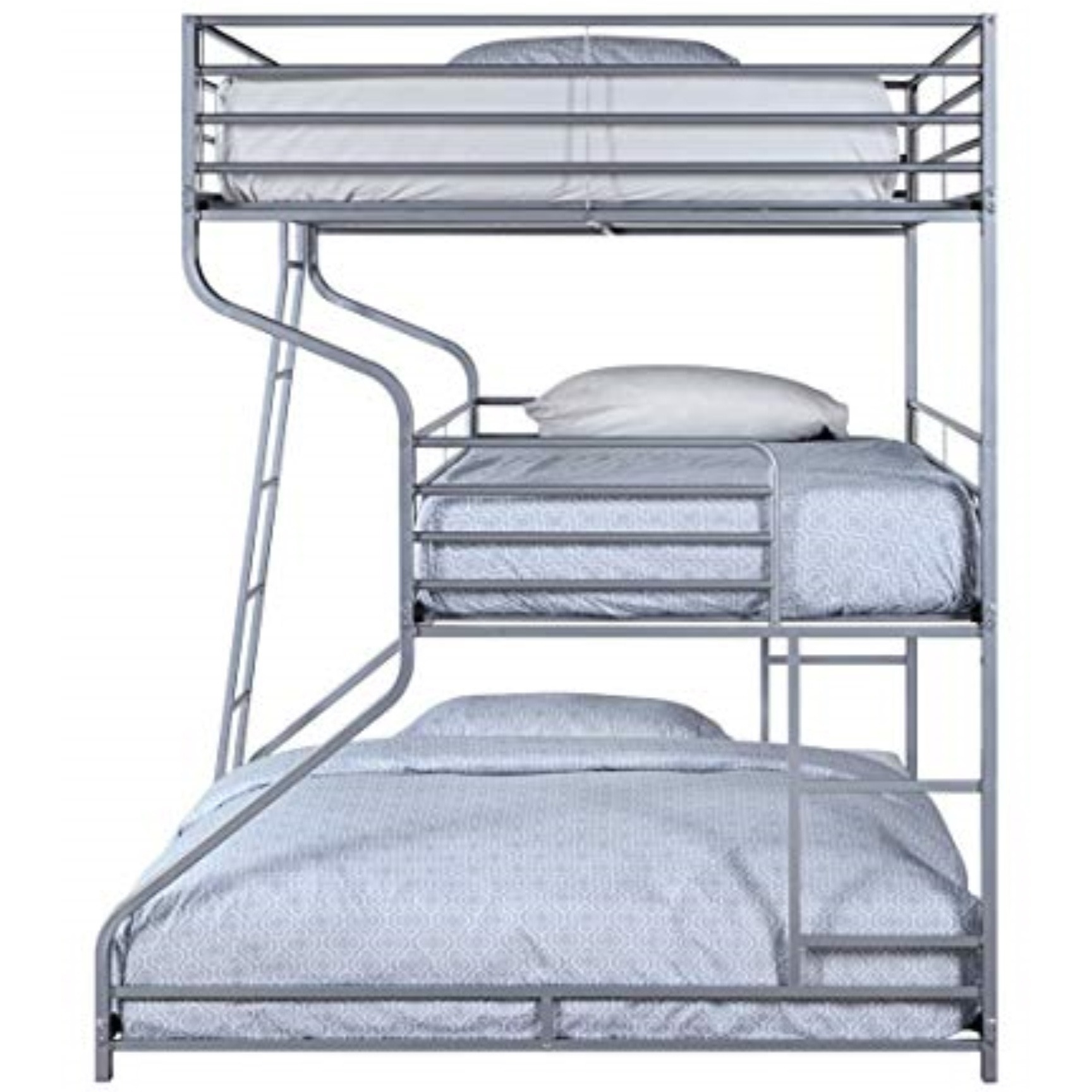 Triple Bunk Bed - T/F/Q Silver