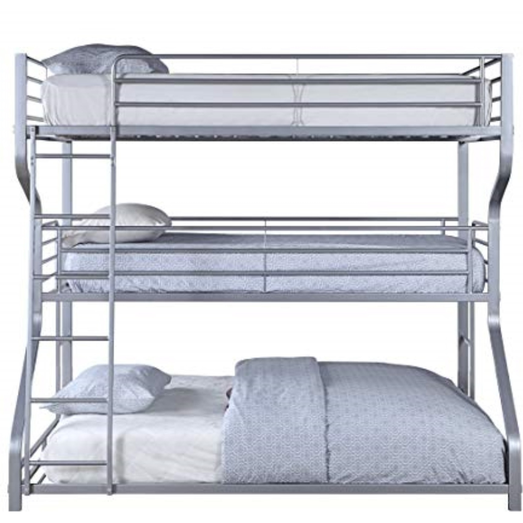 Triple Bunk Bed - T/F/Q Silver