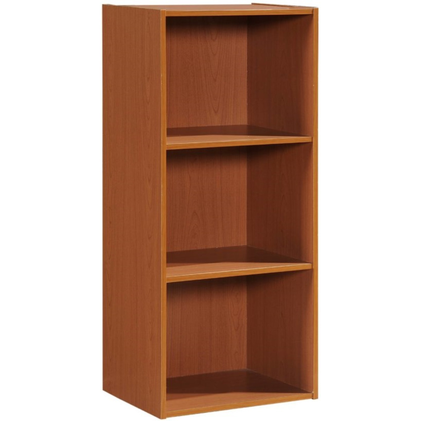 Hodedah 3-Shelf Bookcase in Cherry