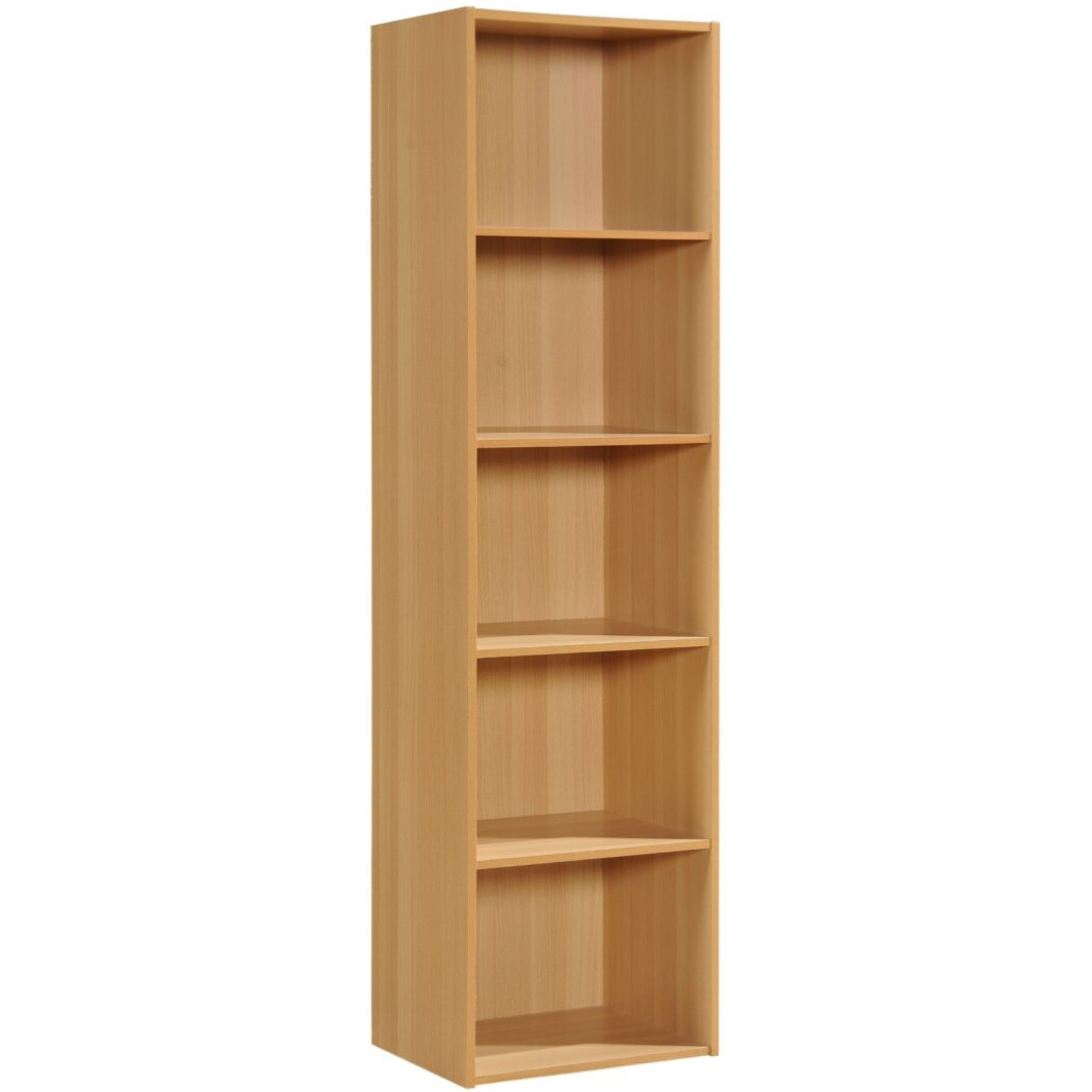Hodedah 5-Shelf Bookcase in Beech