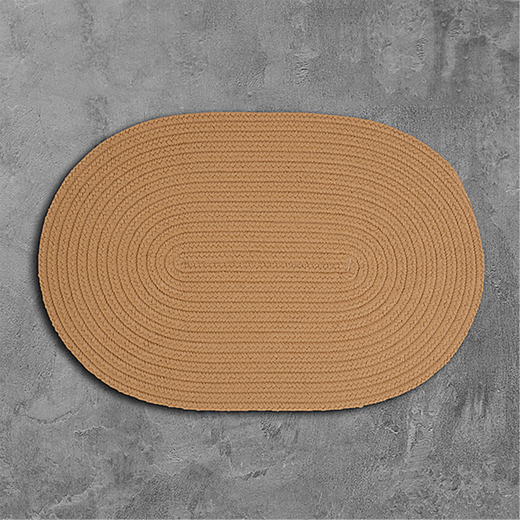 BR52R144X180 Boca Raton - Navy 12'x15' Rug, 100% Polypropylene - Oval.