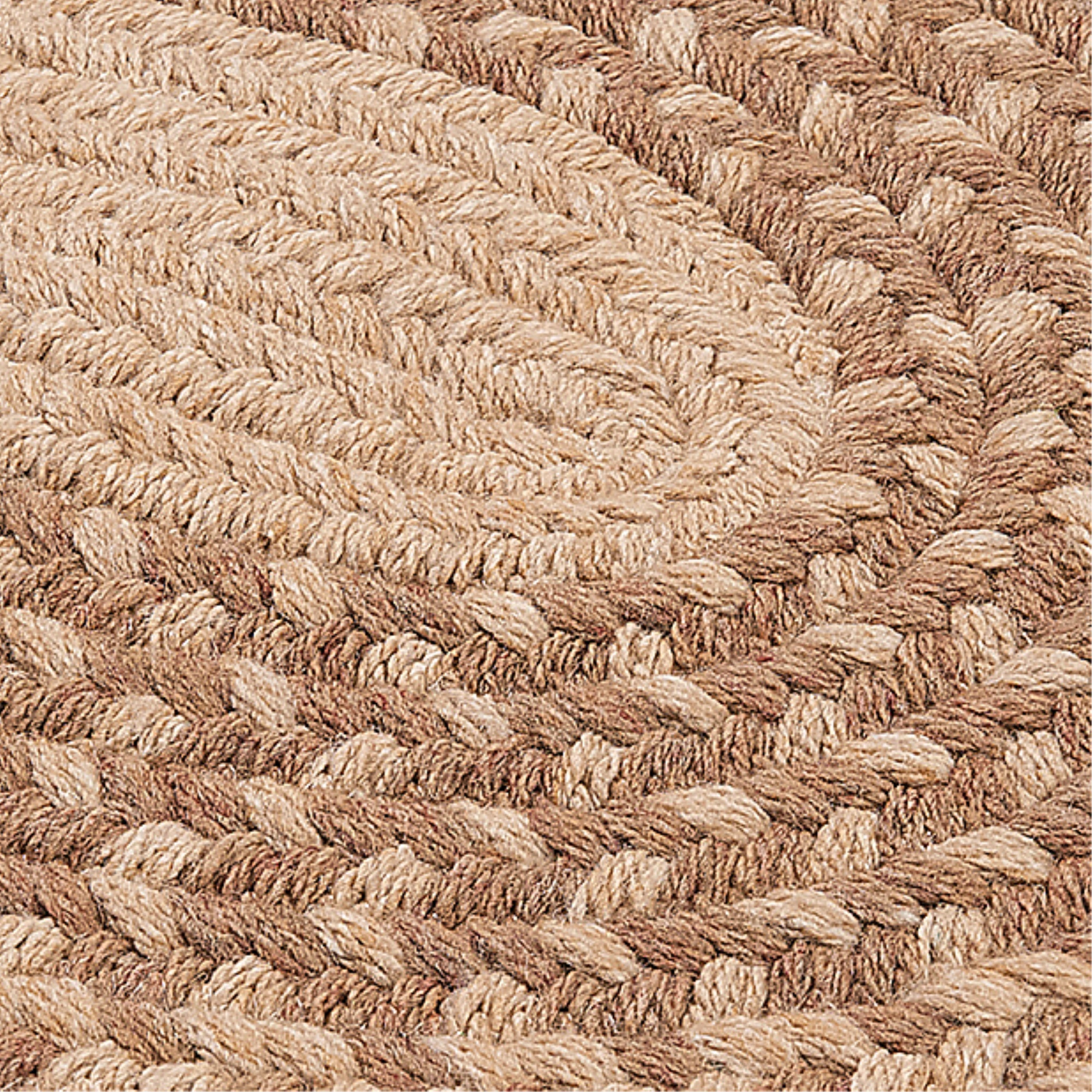 JK90R096X132 Jackson - Oatmeal 8'x11' Rug, 75% Polypropylene/25% Wool - Oval.