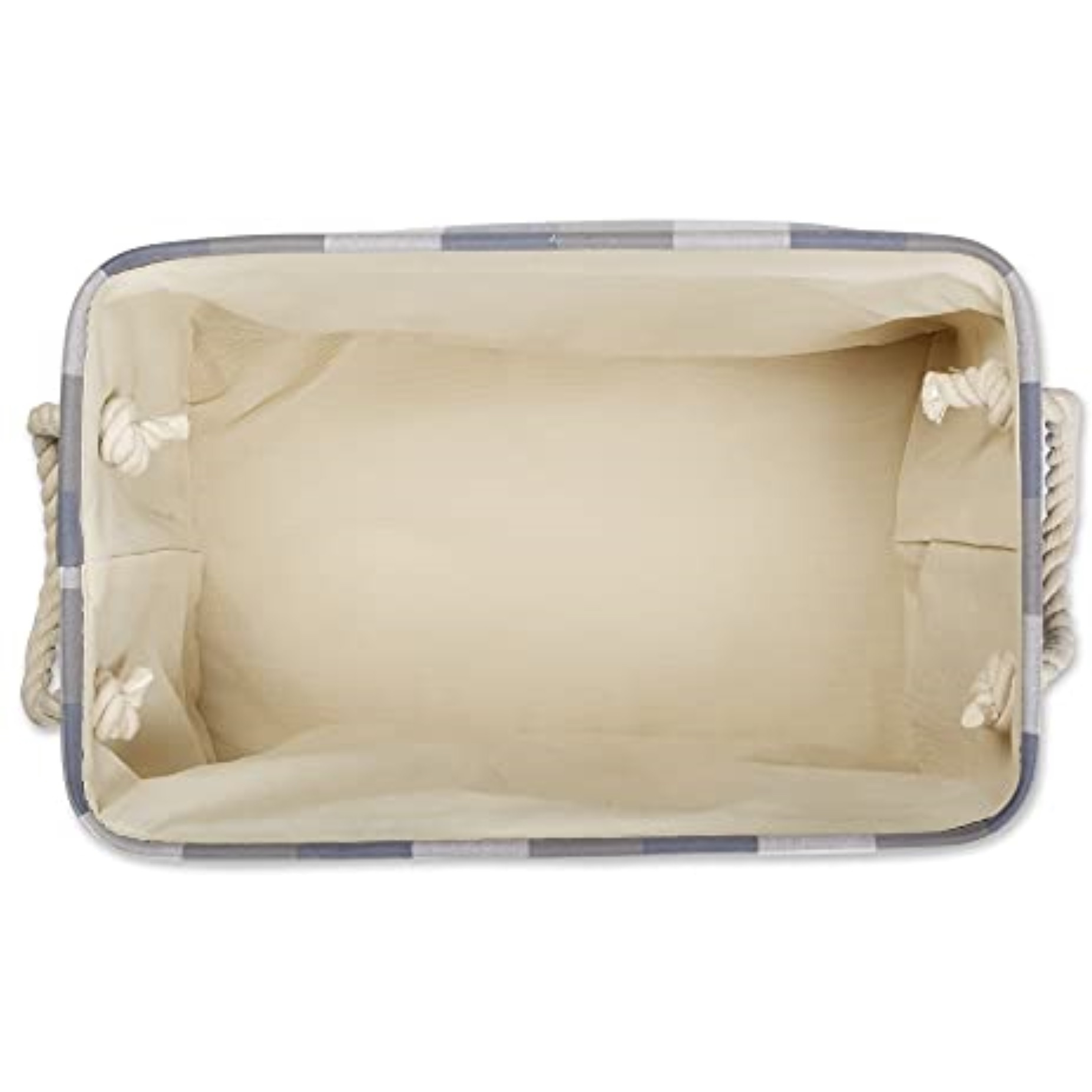 DII Polyester Bin Tri Color French Blue Rectangle Medium 16&quotx10&quotx12"
