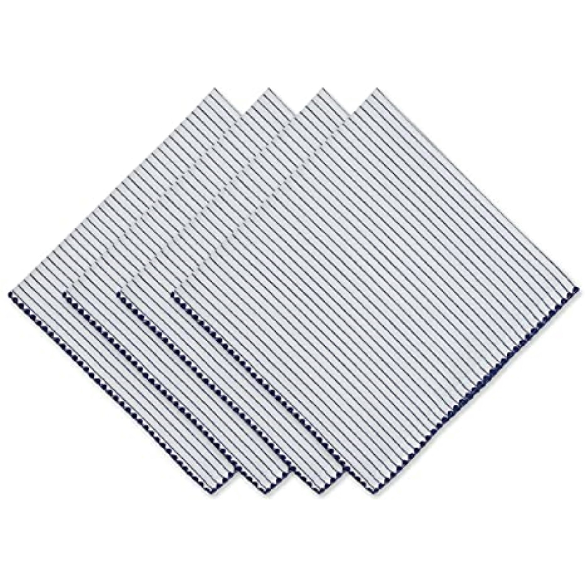 DII Chef Micro Stripe Embellished Napkin (Set of 4)