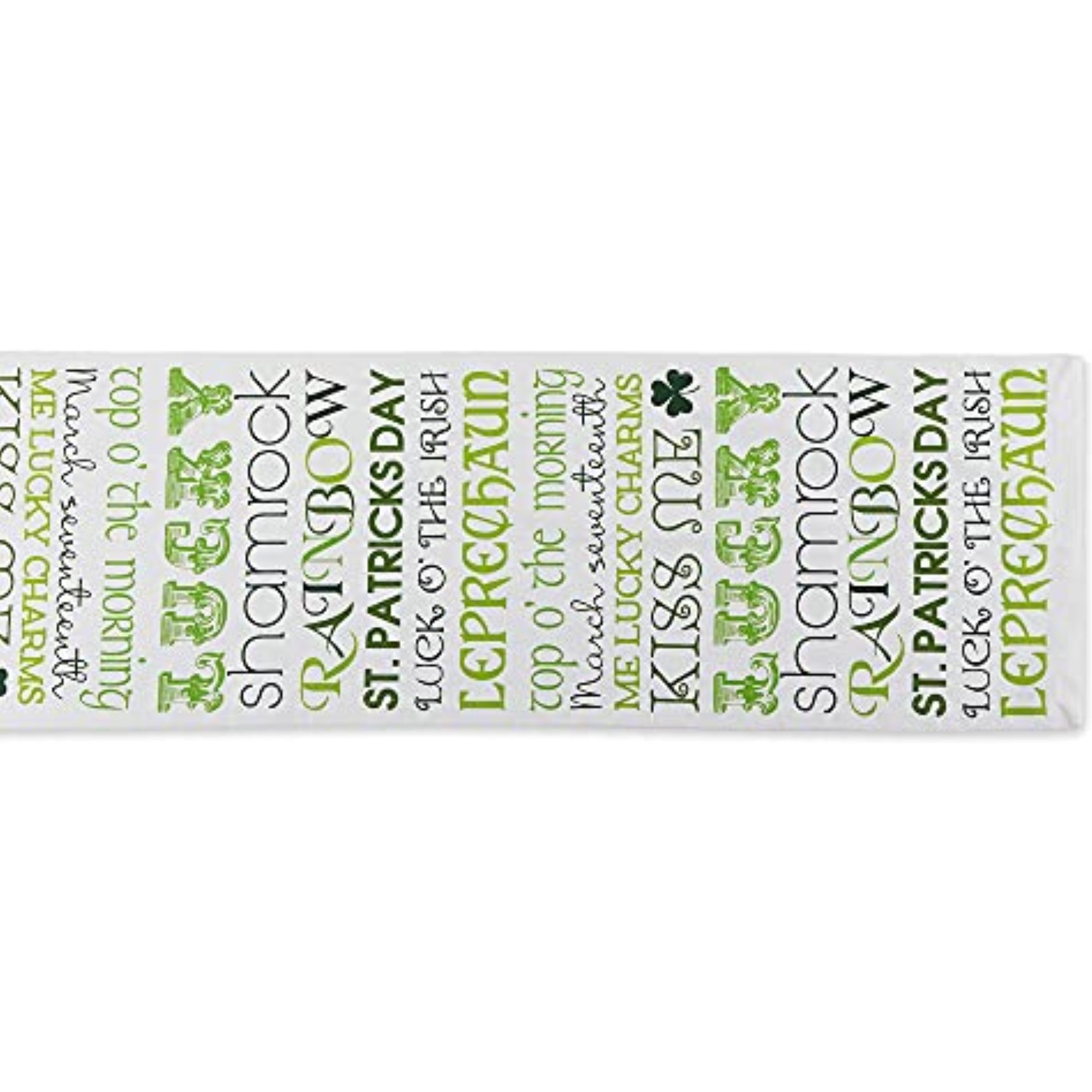 DII St Patricks Day Print Table Runner 14x108"