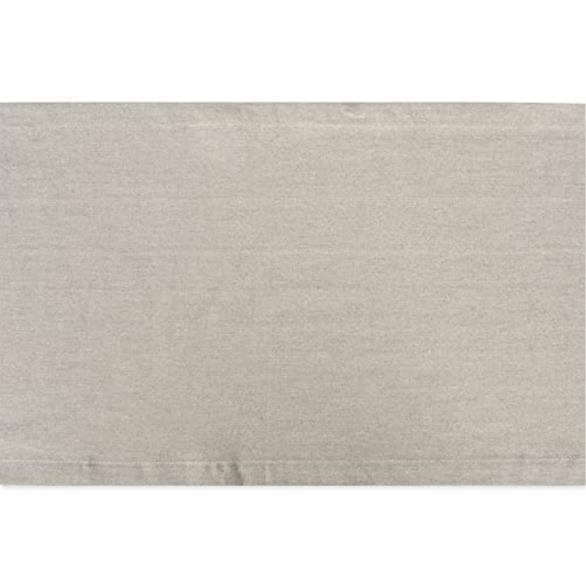 DII Stone Brown Solid Chambray Table Runner 14x108"