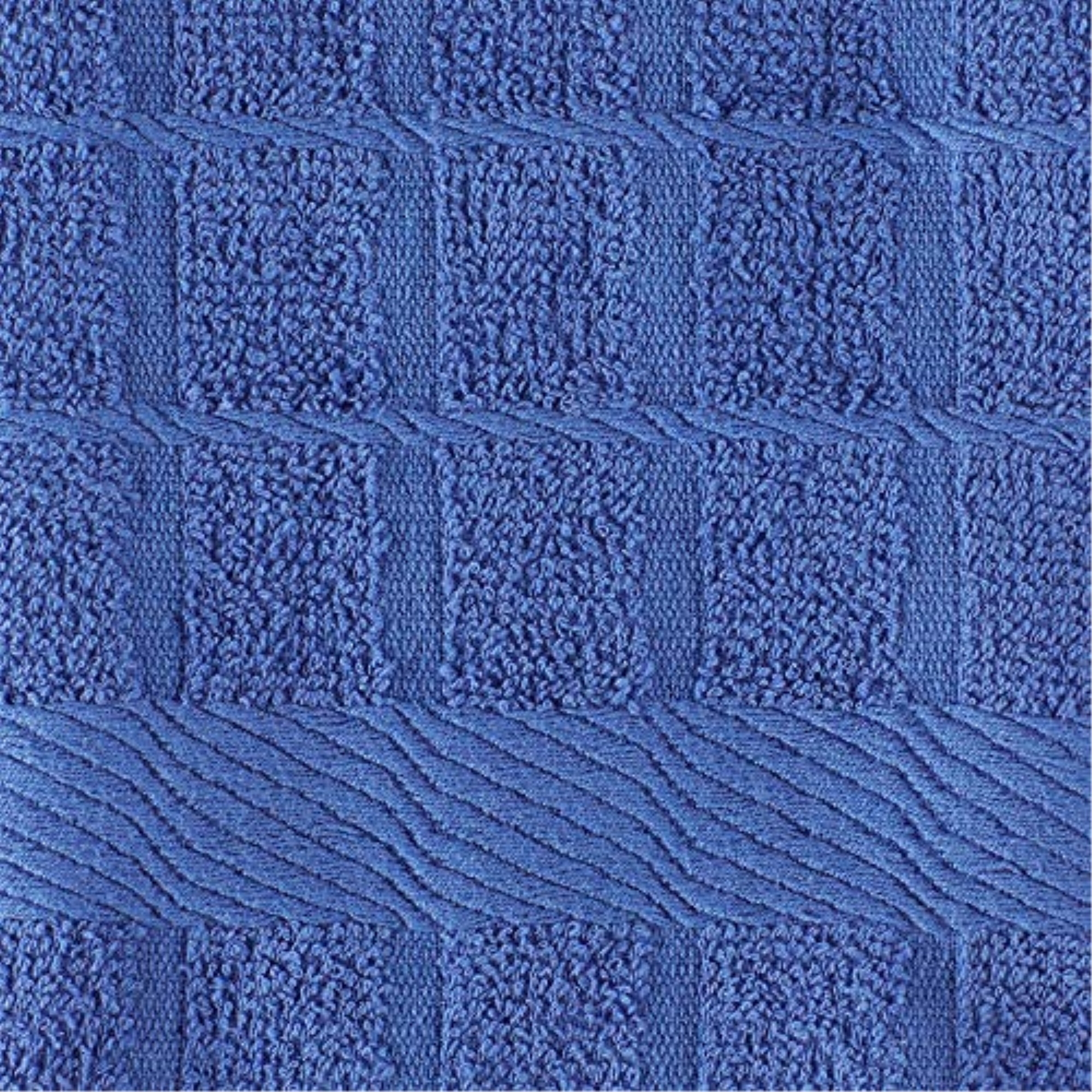 DII Solid Blueberry Windowpane Terry Dishtowel 4 Piece