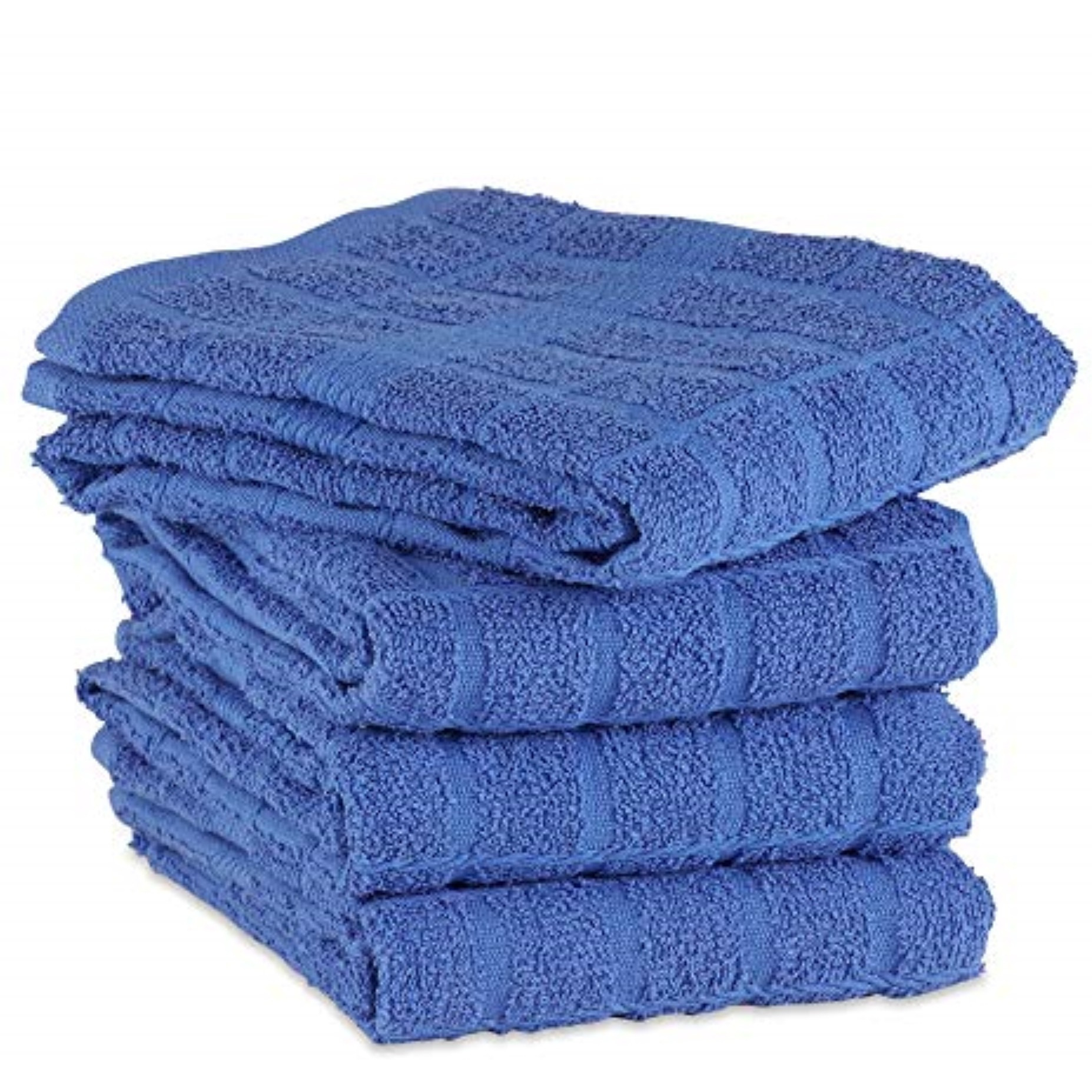 DII Solid Blueberry Windowpane Terry Dishtowel 4 Piece