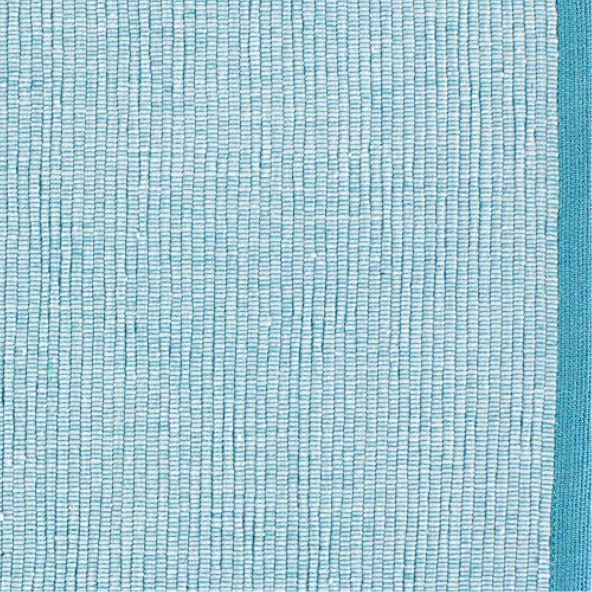 DII Storm Blue Eco-Friendly Chambray Fine Ribbed Placemat 6 Piece