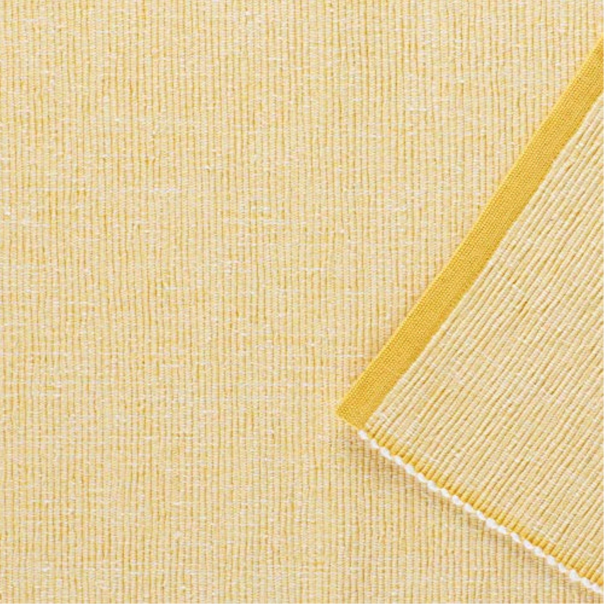DII Honey Gold Eco-Friendly Chambray Fine Ribbed Table Runner 13x72 inches