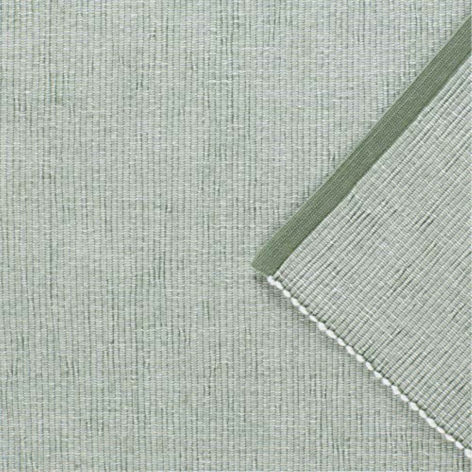 DII Artichoke Eco-Friendly Chambray Fine Ribbed Table Runner 13x72 inches