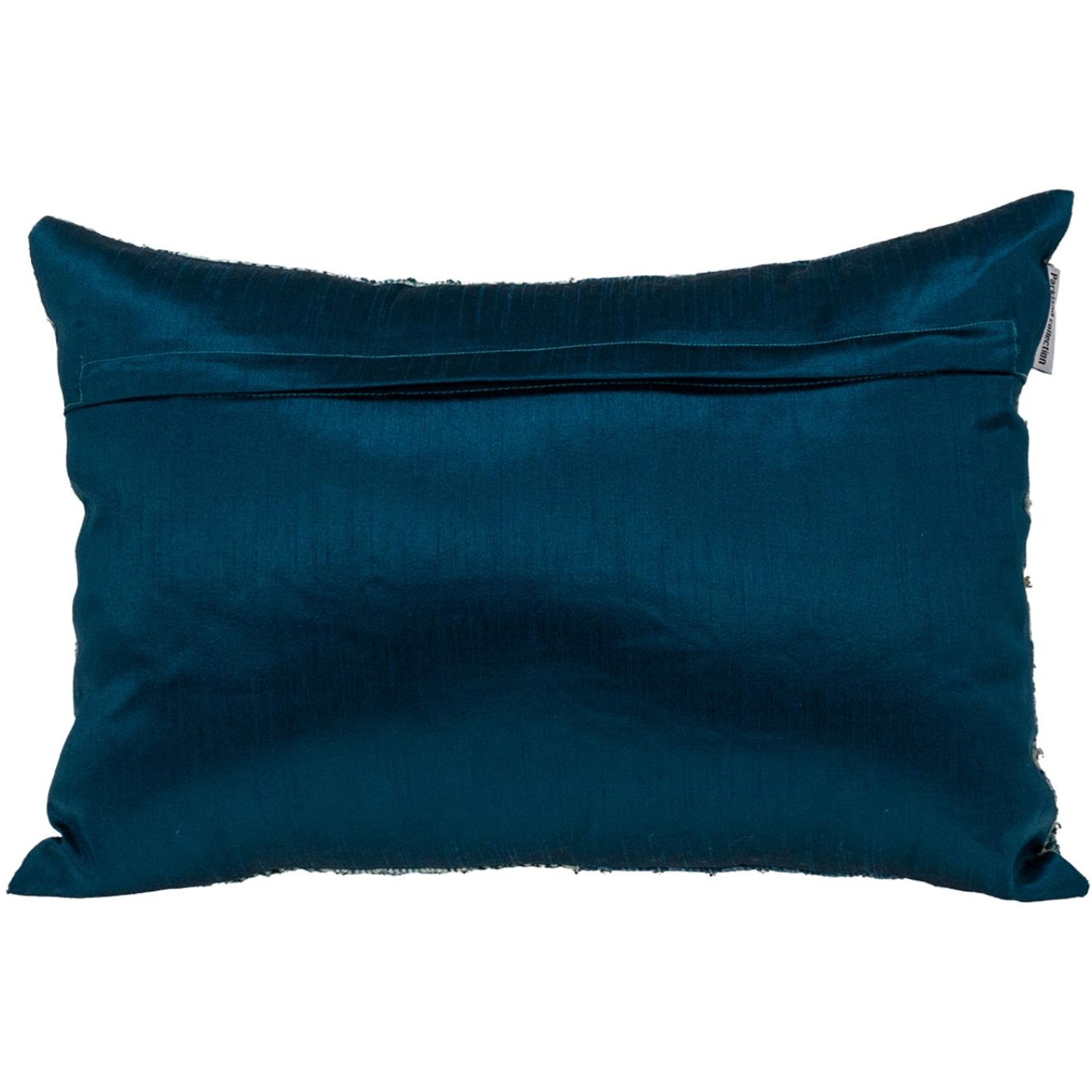Parkland Collection Petunia Transitional Green Throw Pillow