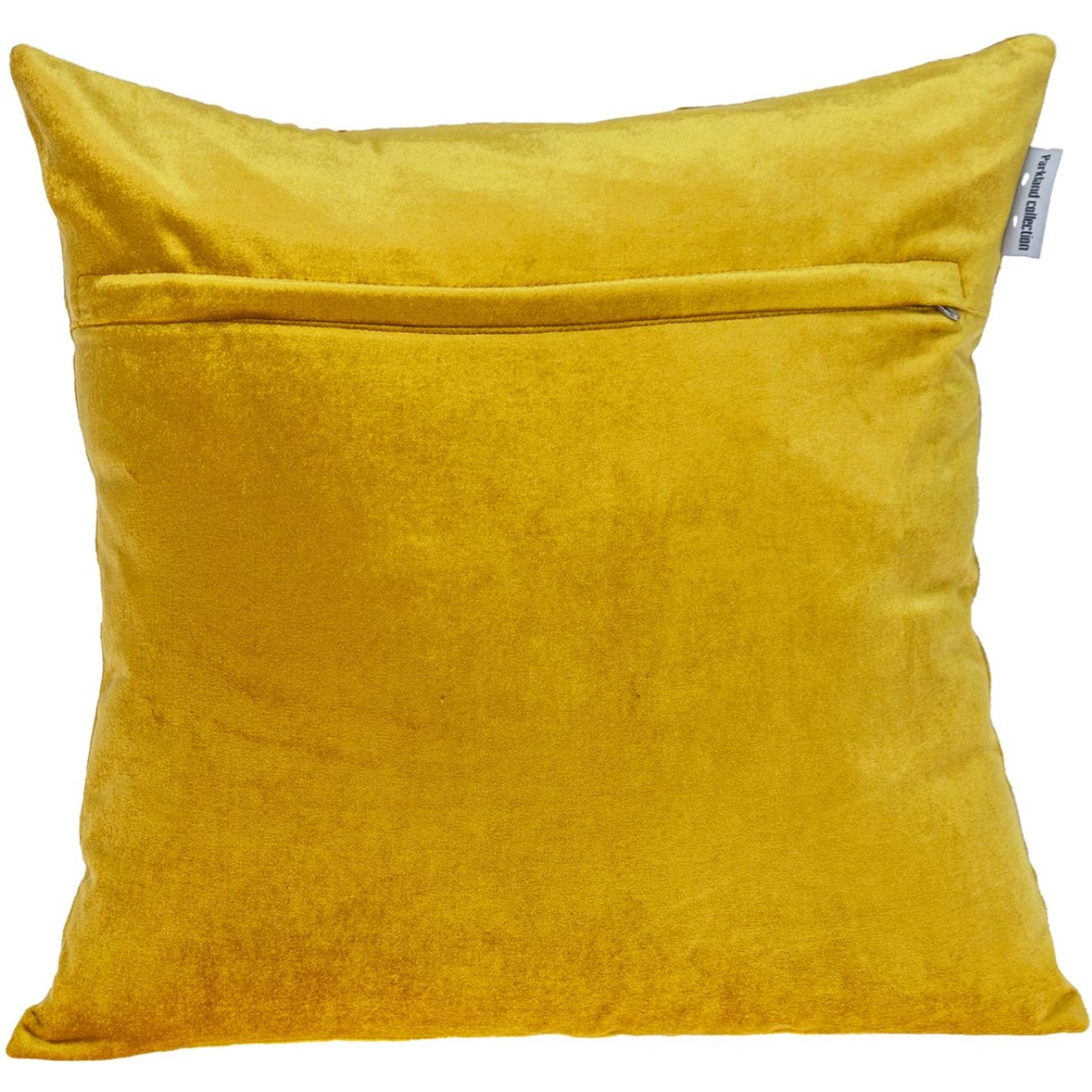 Parkland Collection Hazel Transitional Mustard Yellow Throw Pillow