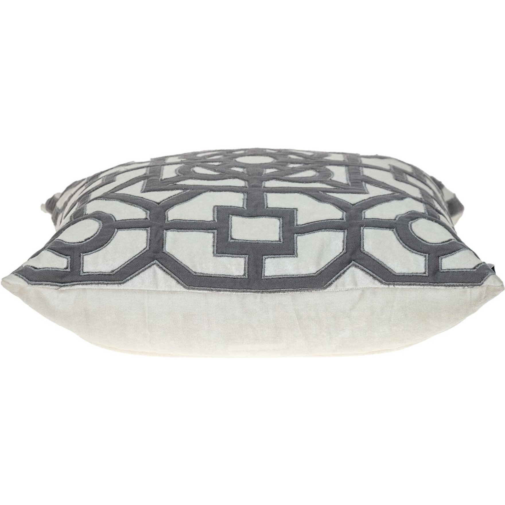 Parkland Collection Hazel Transitional White Throw Pillow
