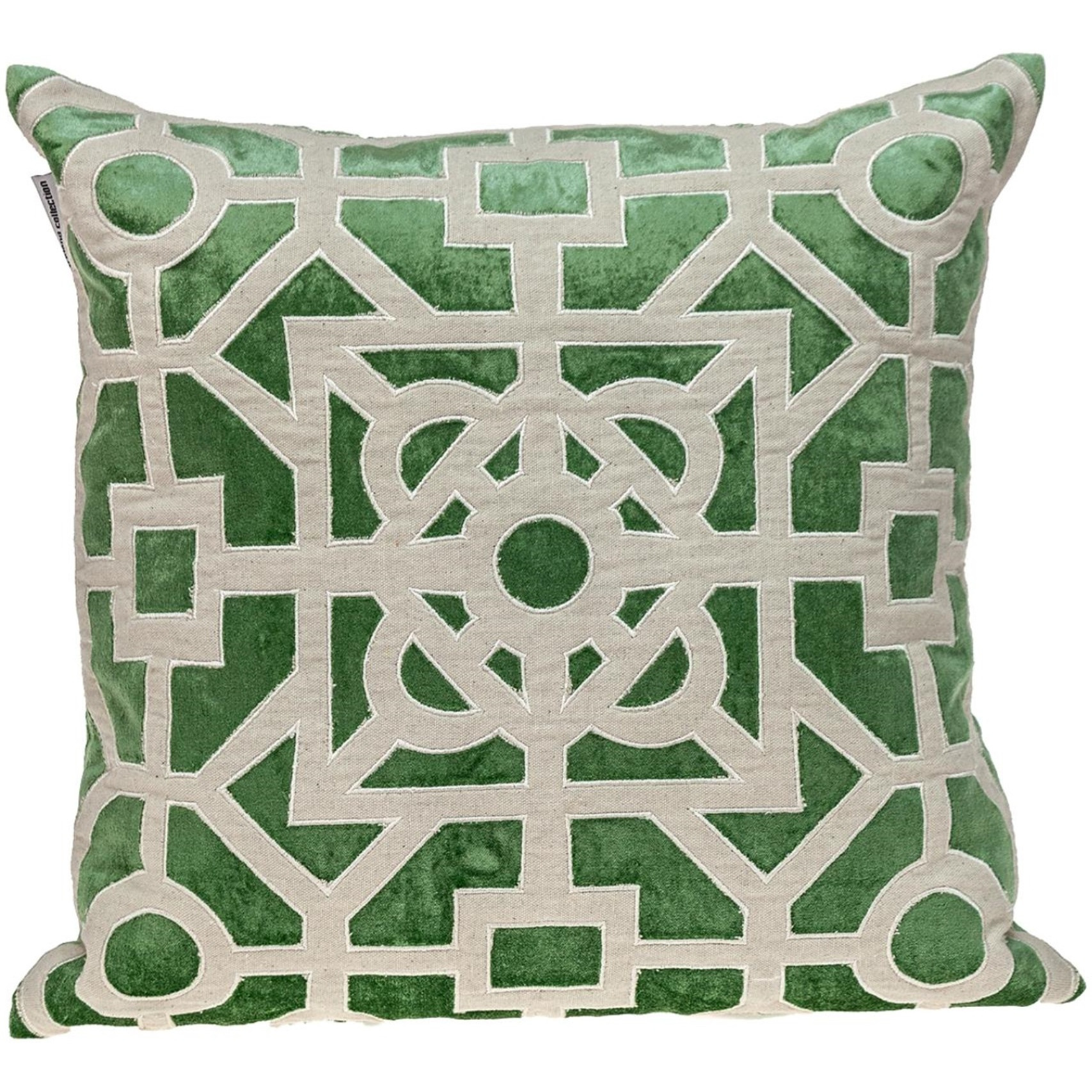 Parkland Collection Hazel Transitional Green/Sage Throw Pillow