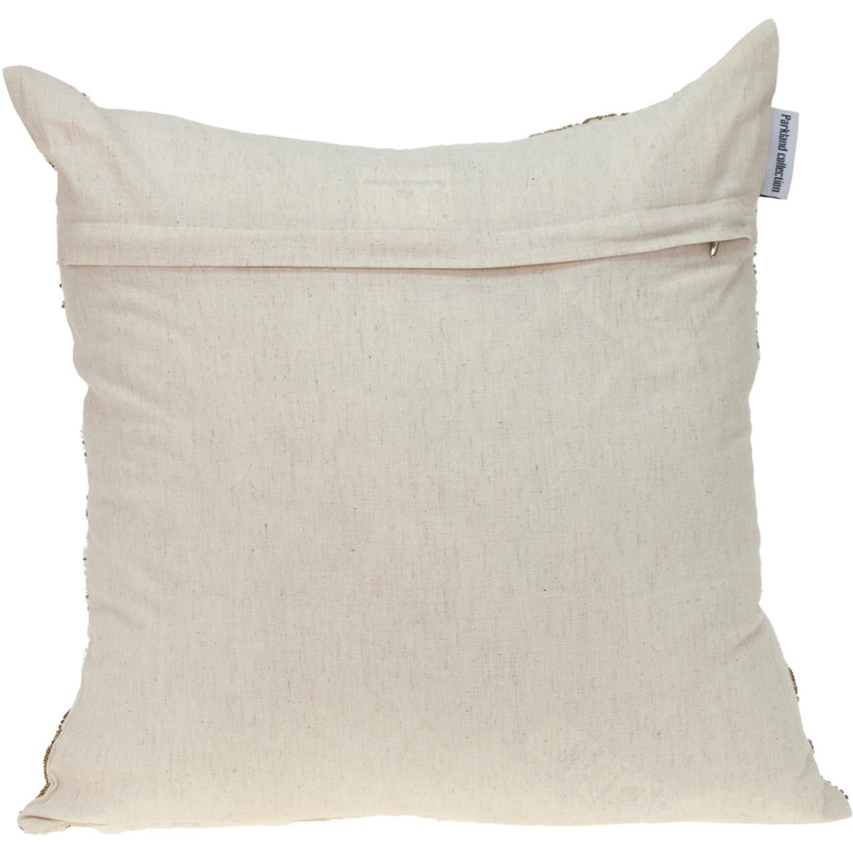 Parkland Collection Periwinkle Transitional Beige Throw Pillow