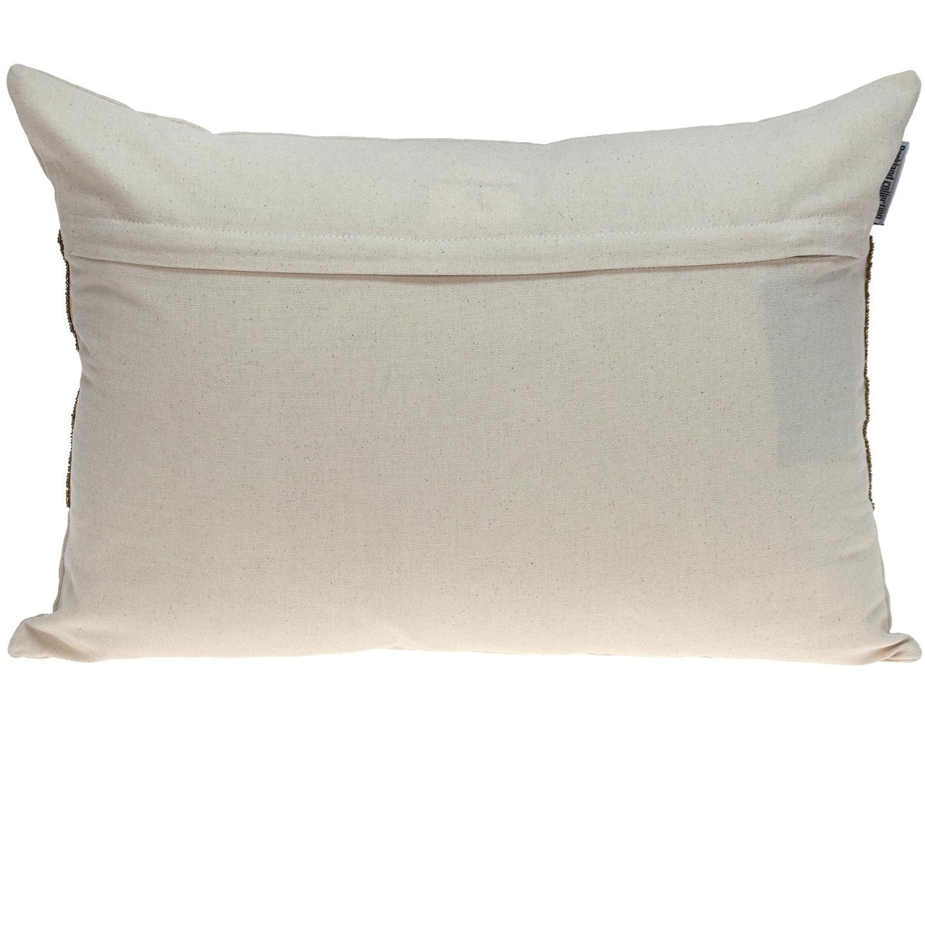 Parkland Collection Misty Transitional Beige Throw Pillow