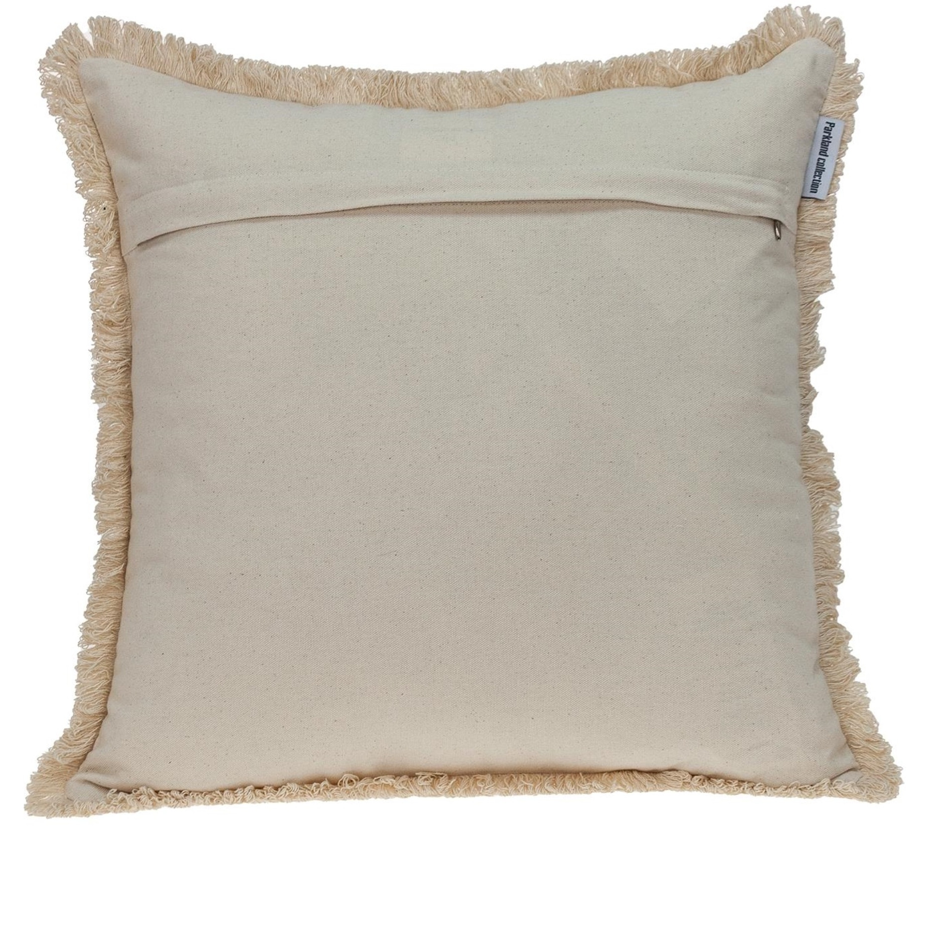 Parkland Collection Abu Transitional Beige Throw Pillow