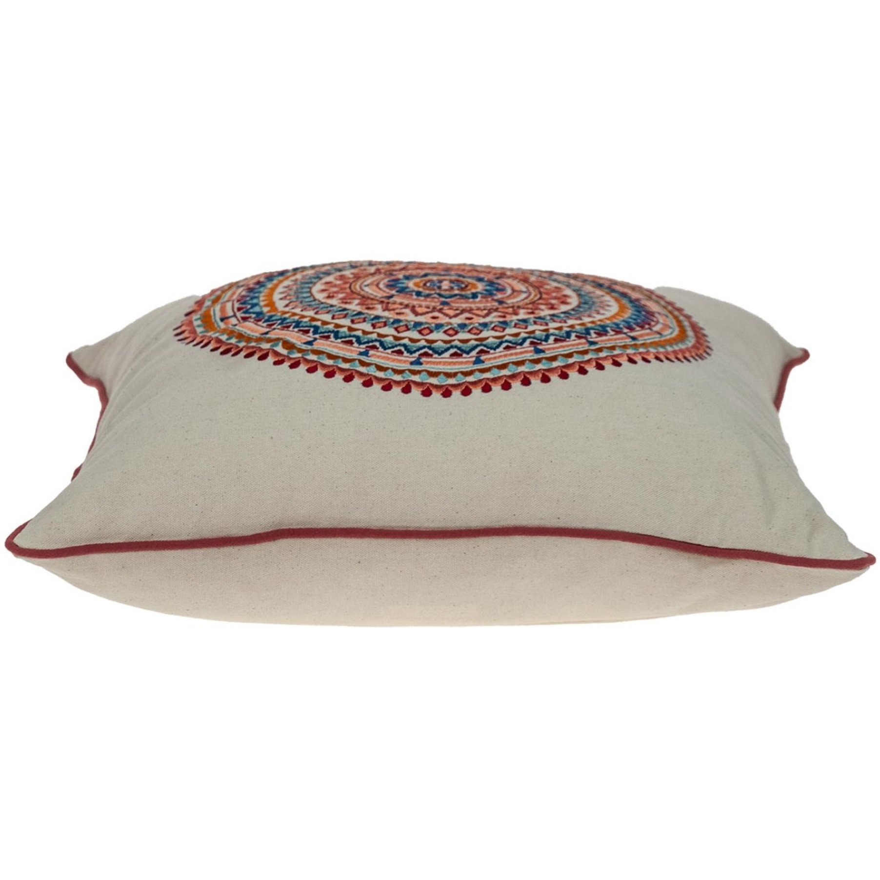 Parkland Collection Glibo Transitional Beige Throw Pillow