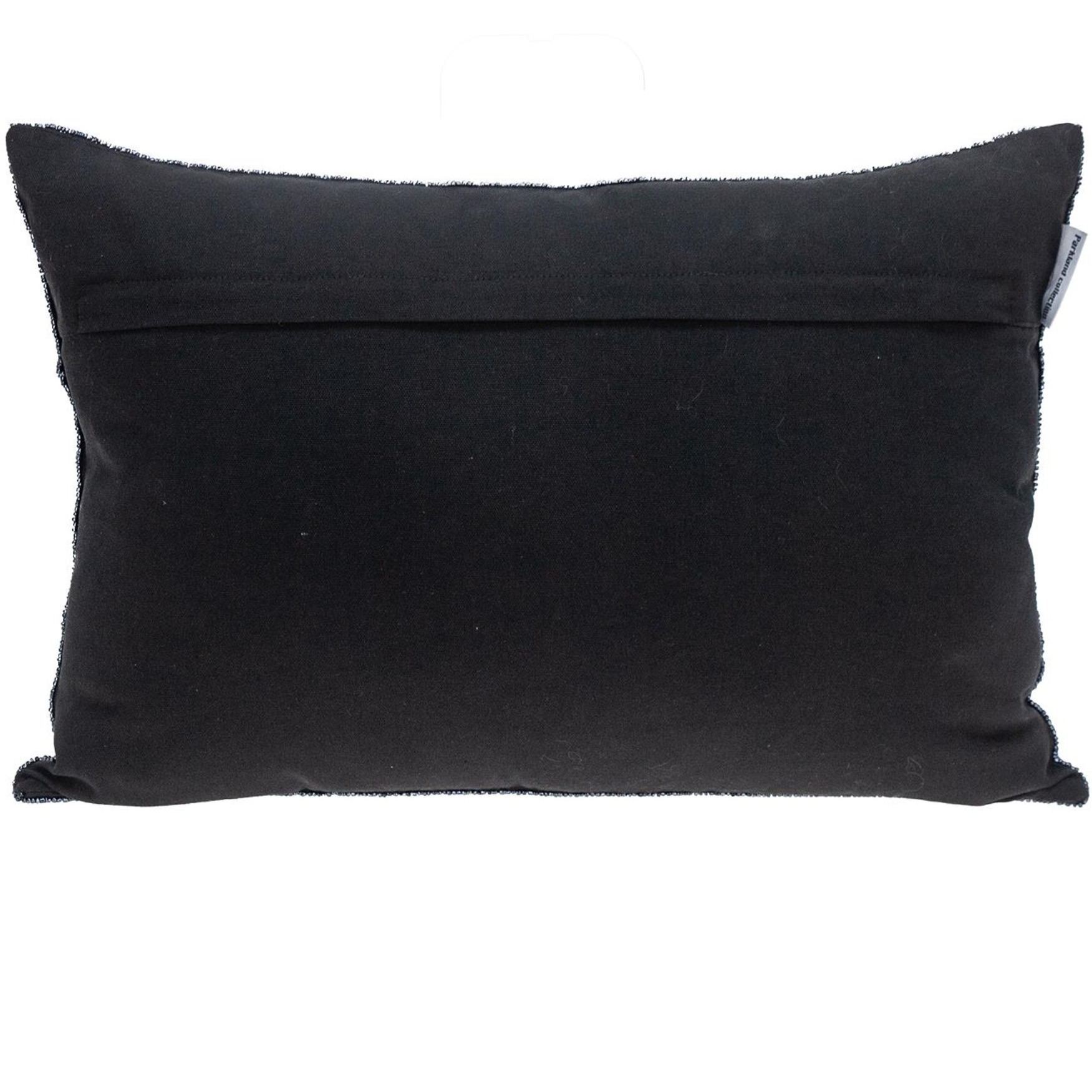 Parkland Collection Aster Transitional Metalic Blue Throw Pillow