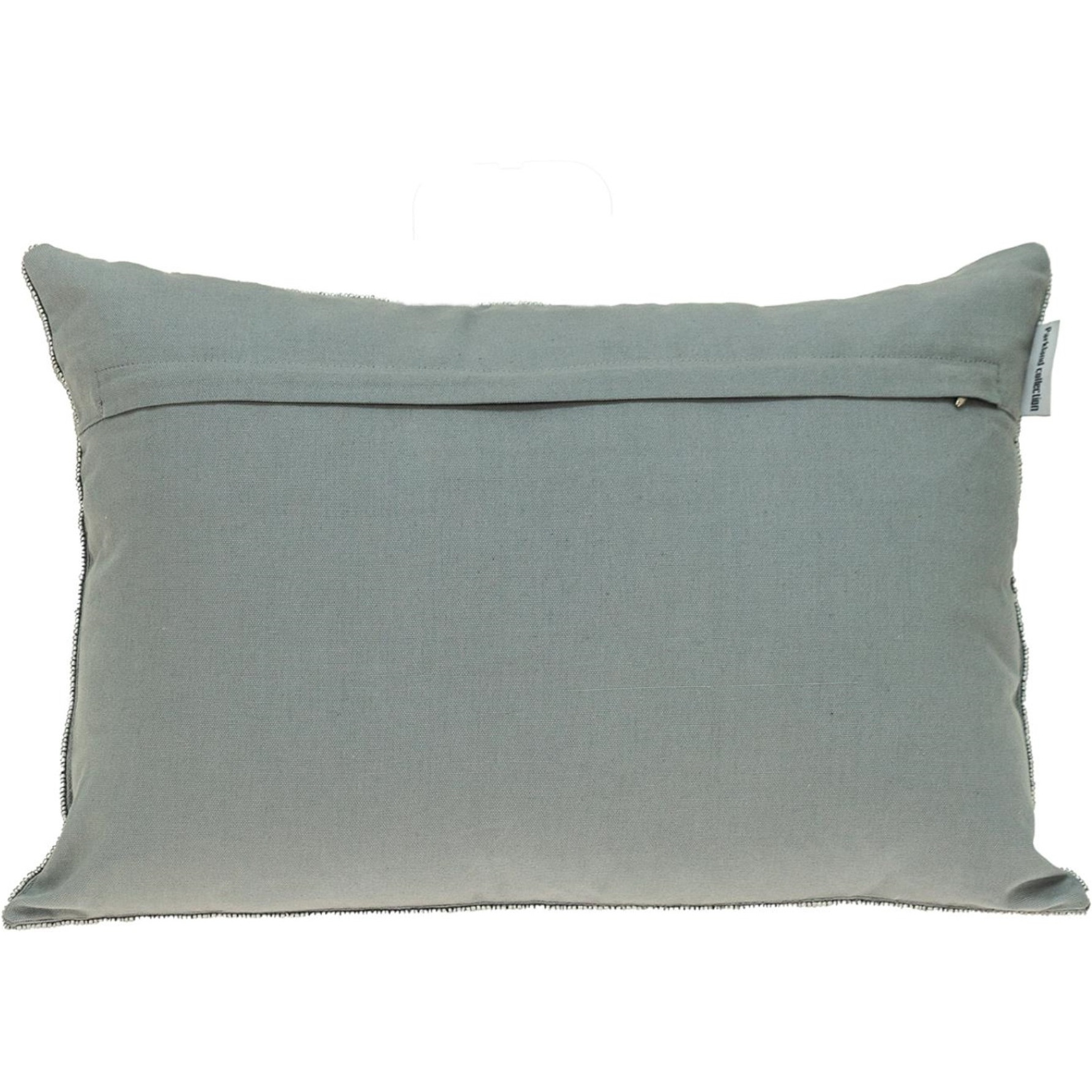 Parkland Collection Aster Transitional Silver Throw Pillow