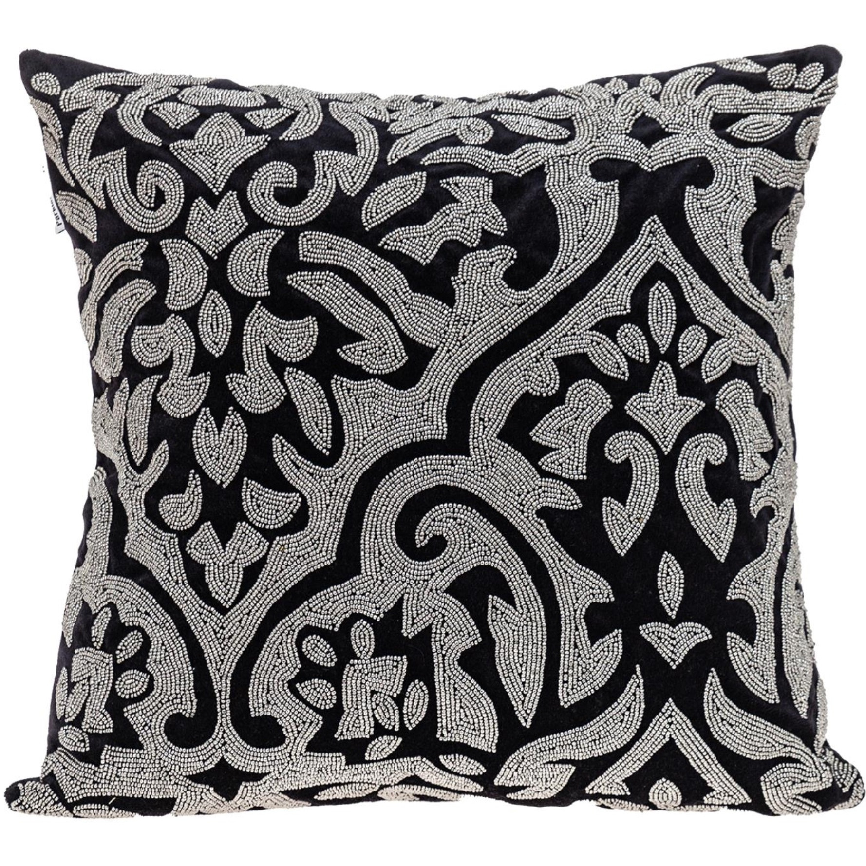 Parkland Collection Carmela Transitional Black Throw Pillow