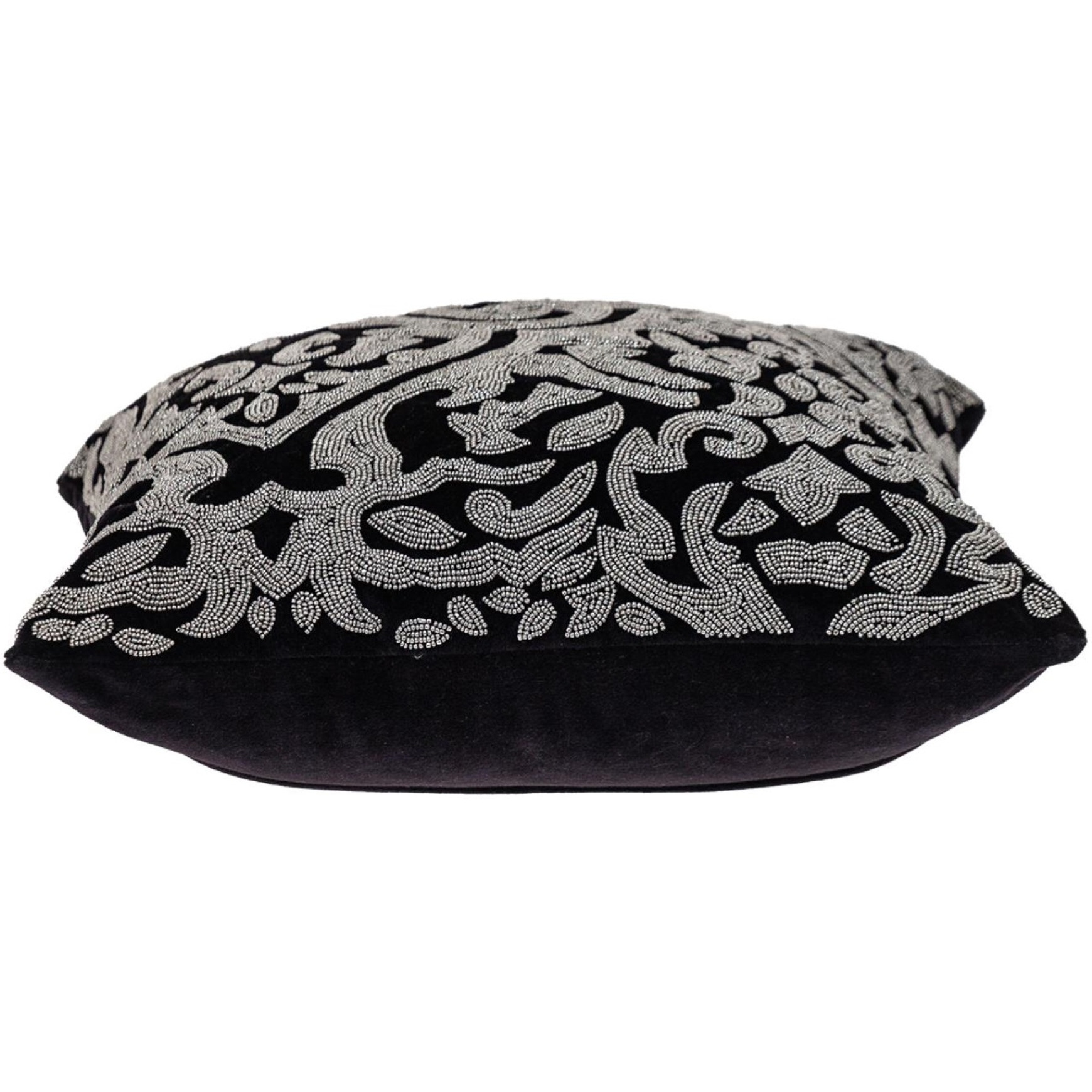 Parkland Collection Carmela Transitional Black Throw Pillow