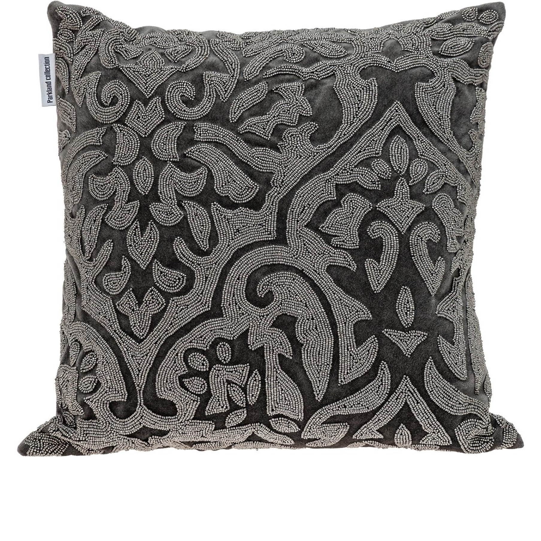 Parkland Collection Carmela Transitional Gray Throw Pillow