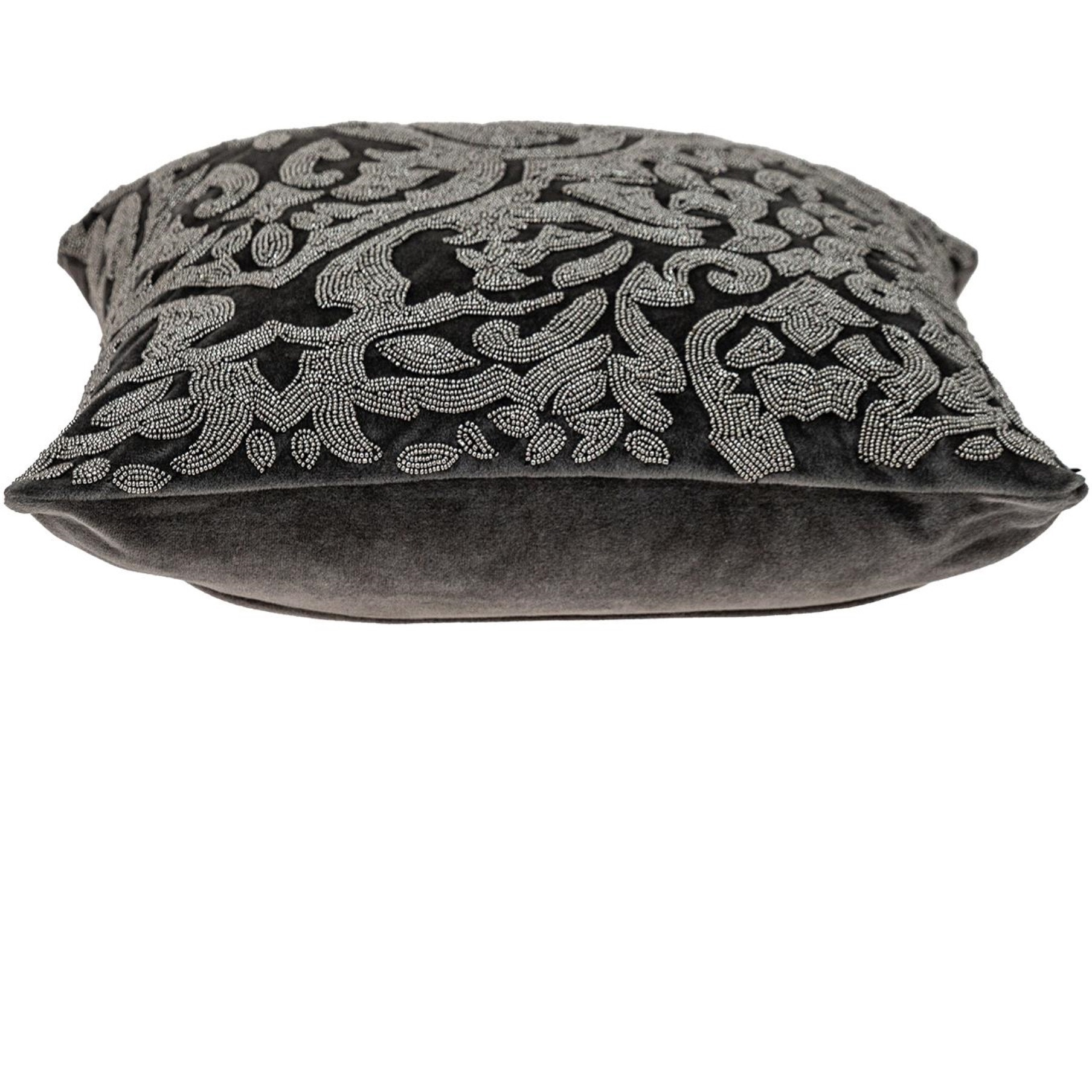 Parkland Collection Carmela Transitional Gray Throw Pillow