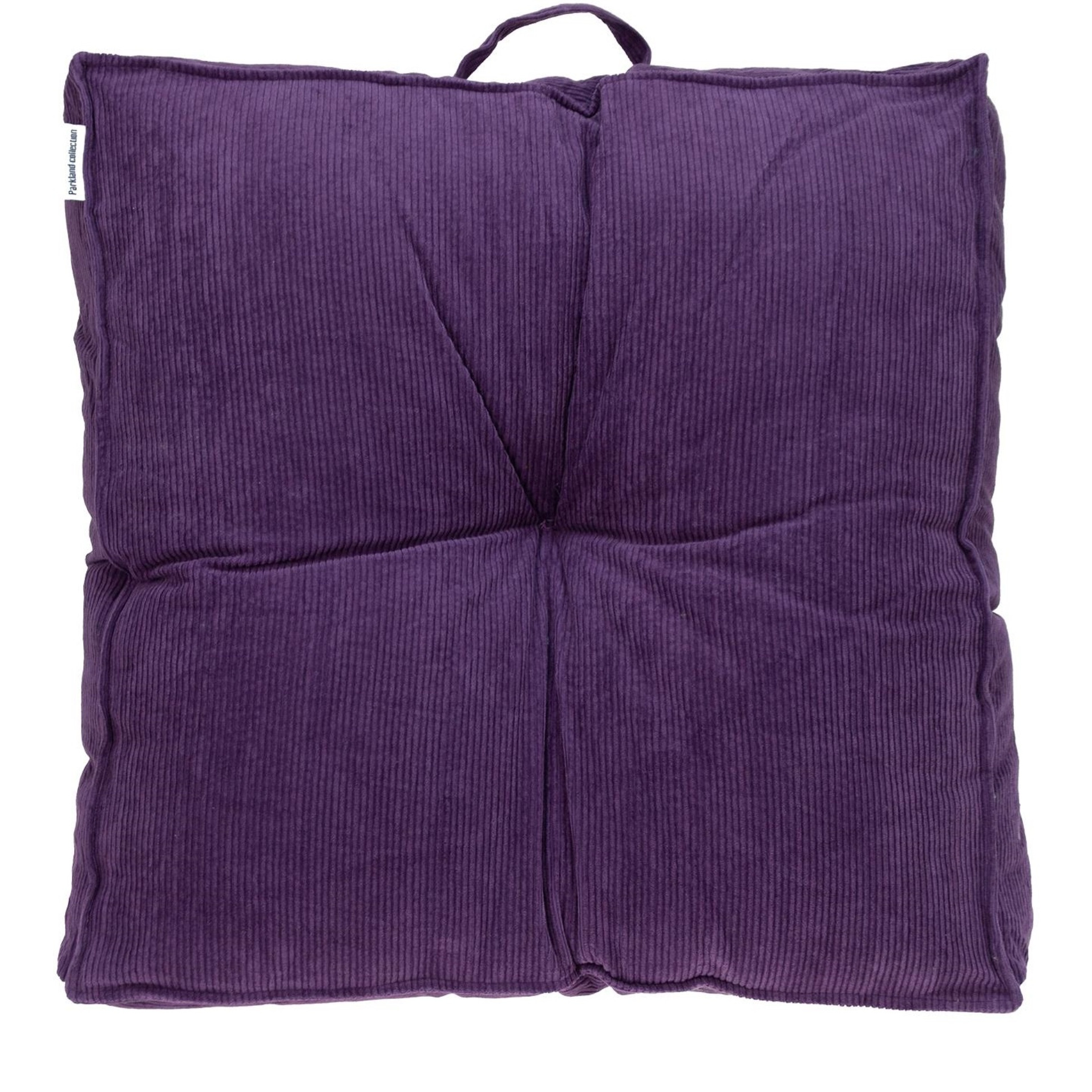 Parkland Collection Alena Transitional Purple Floor Pillow