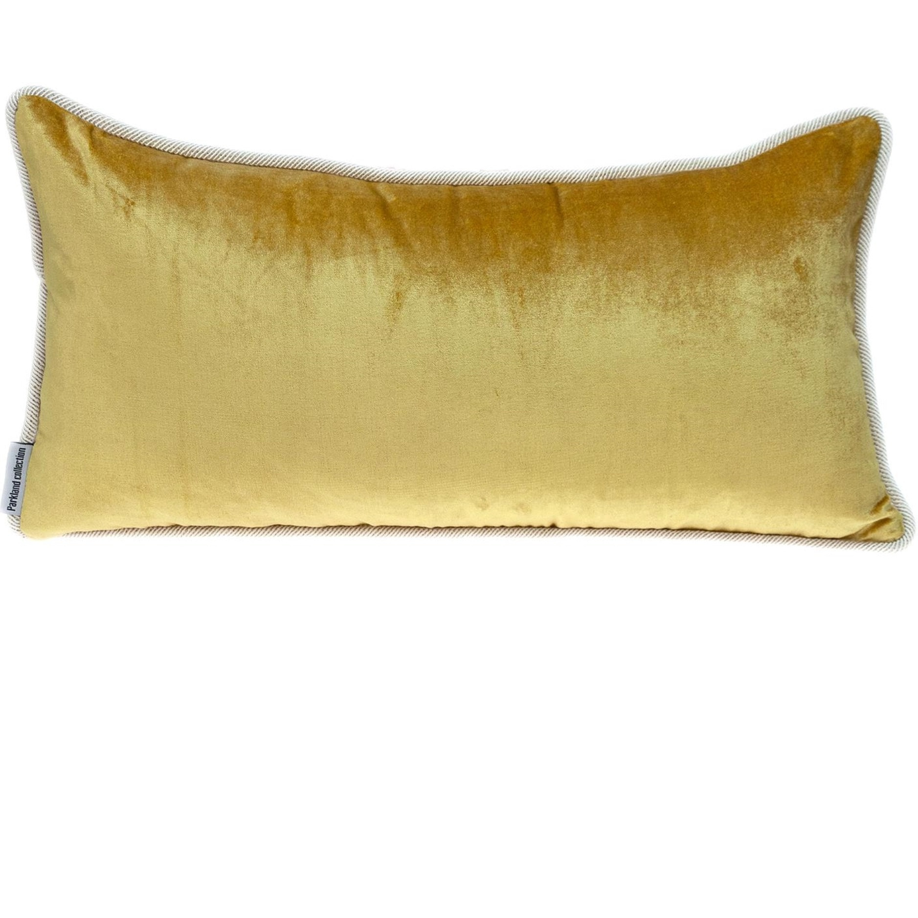 Parkland Collection Maia Transitional Yellow Throw Pillow