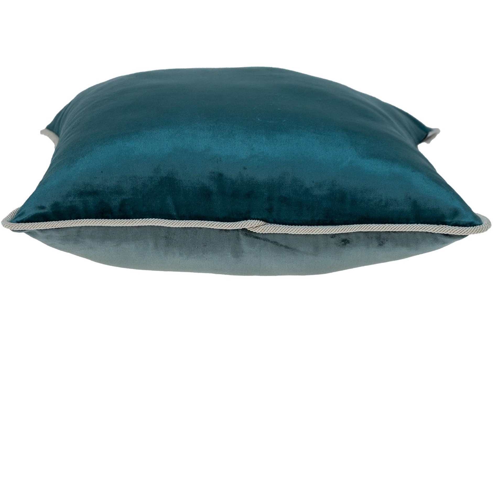 Parkland Collection Maia Transitional Teal Throw Pillow