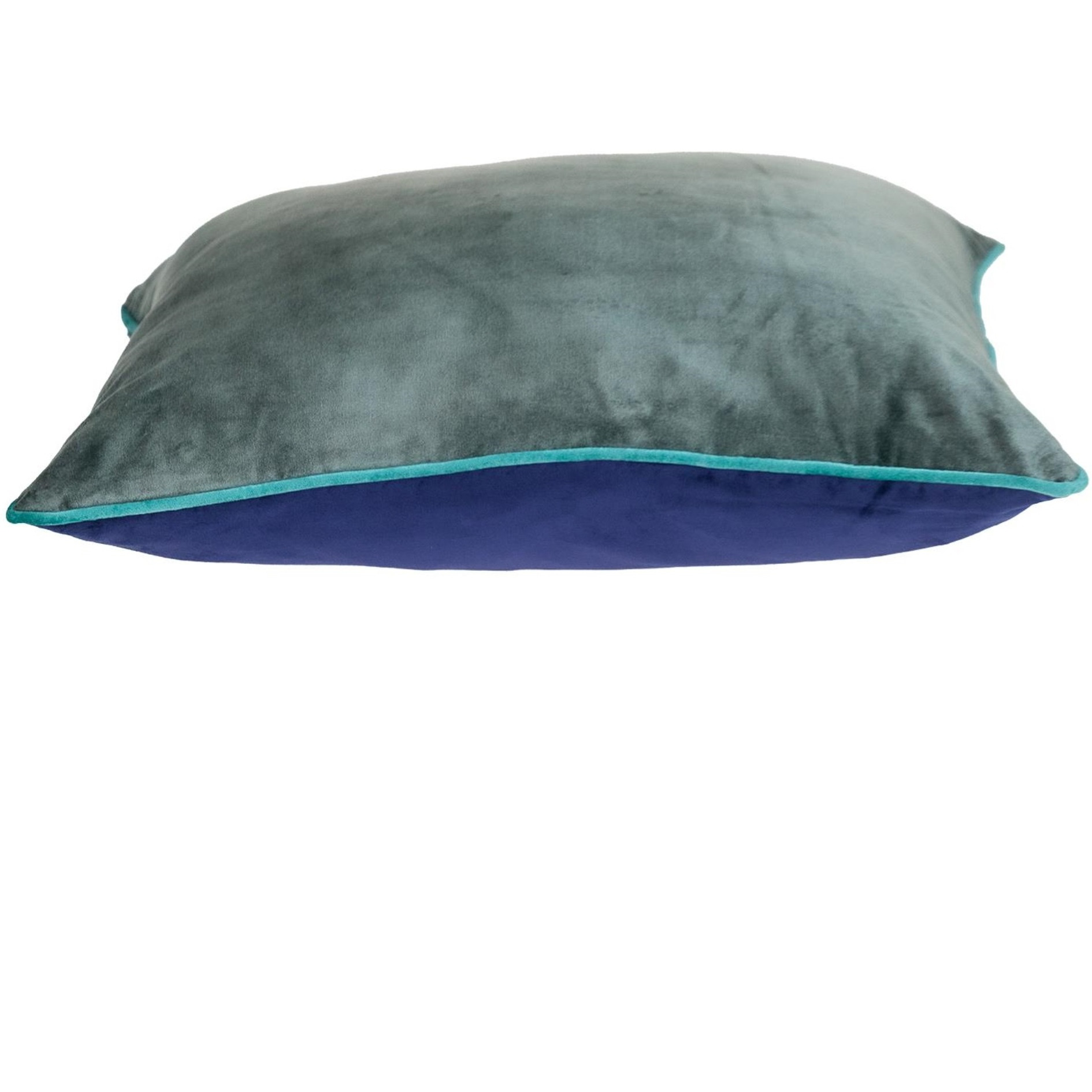 Parkland Collection Khole Transitional Blue Throw Pillow