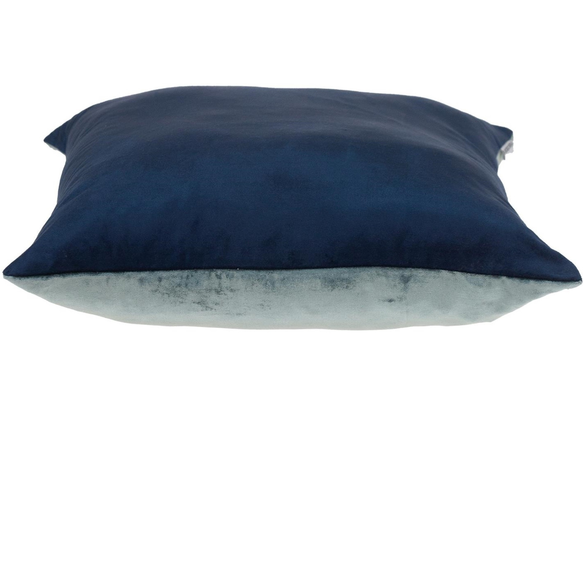 Parkland Collection Nerine Transitional Blue/Navy Throw Pillow