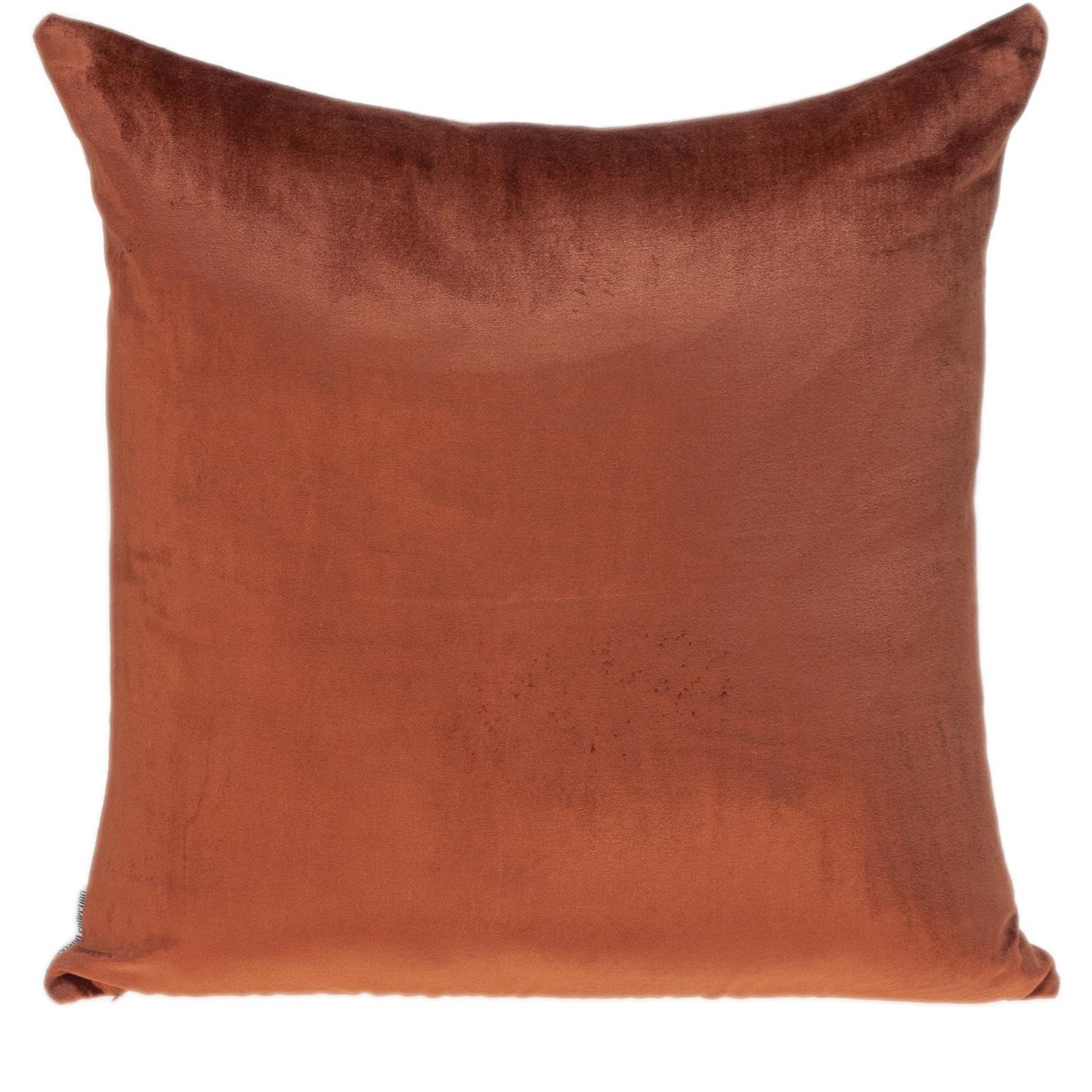 Parkland Collection Nerine Transitional Brunt Orange Throw Pillow