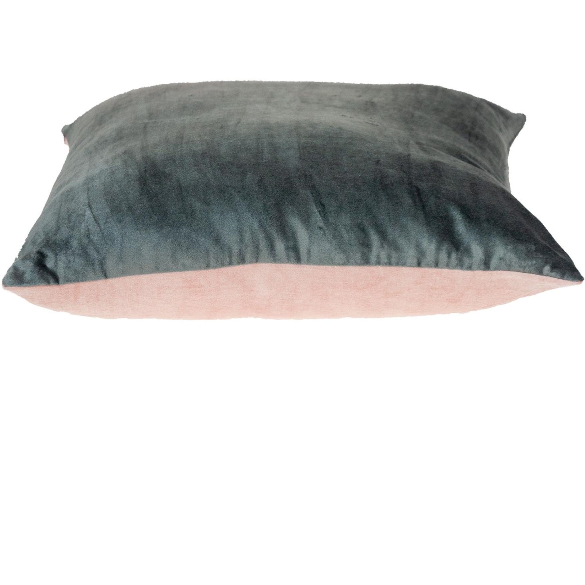 Parkland Collection Nerine Transitional Gray/Charcoal Throw Pillow