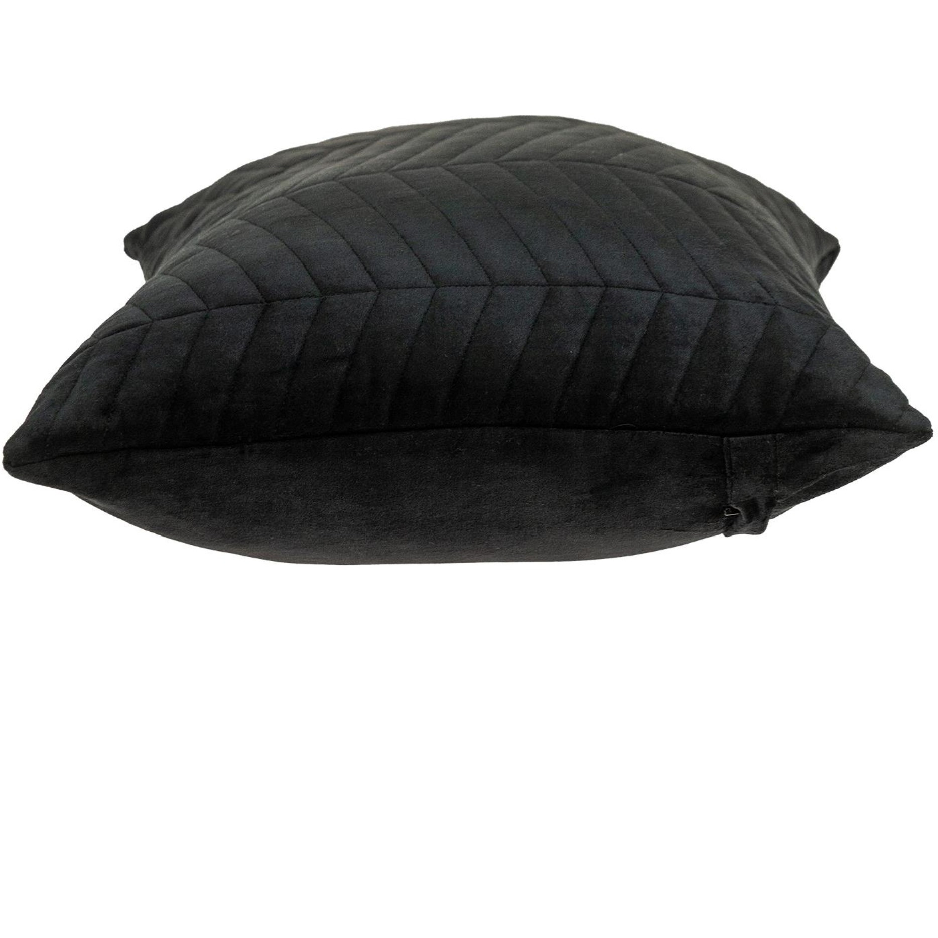 Parkland Collection Somin Transitional Black Throw Pillow