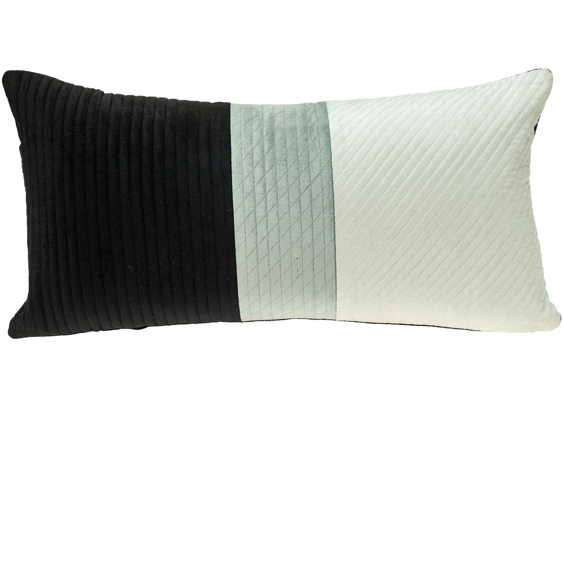 Parkland Collection Hiro Transitional Black Throw Pillow