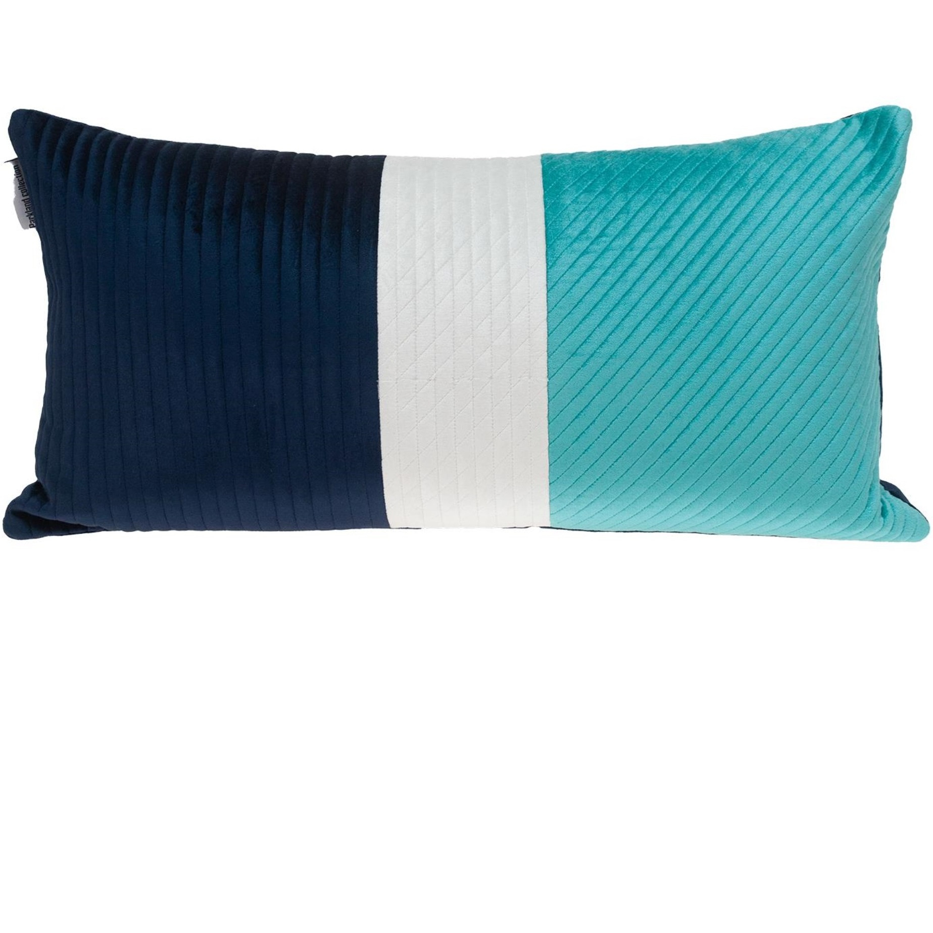Parkland Collection Hiro Transitional Navy Throw Pillow