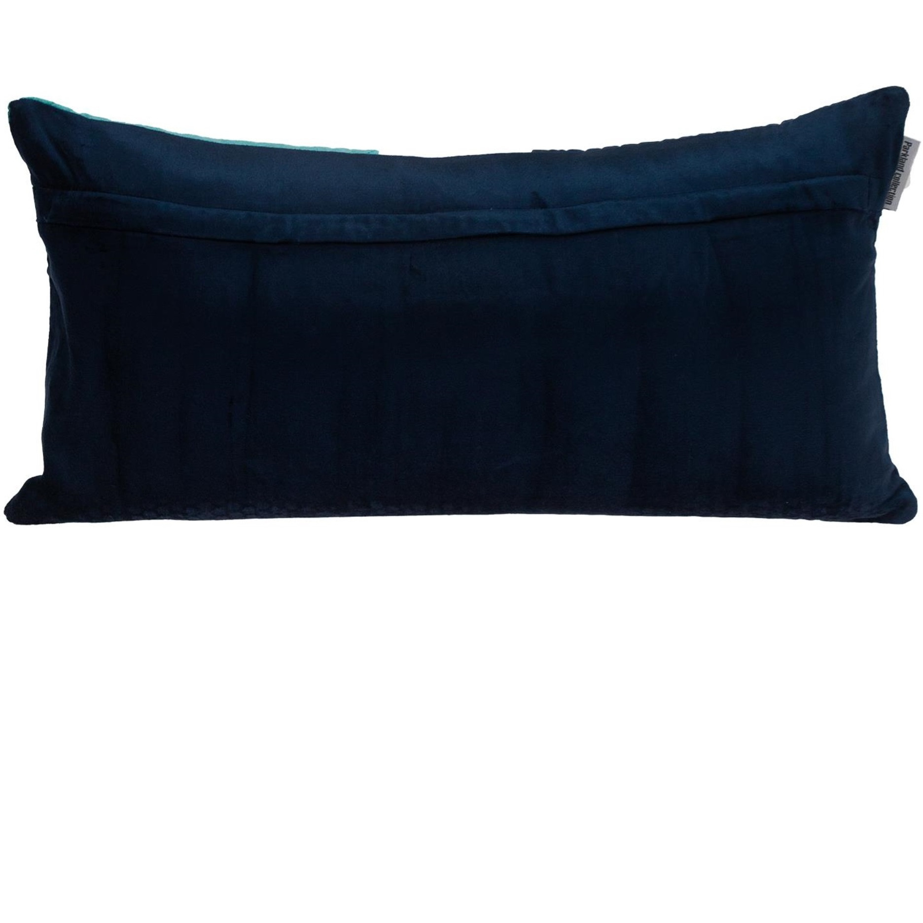Parkland Collection Hiro Transitional Navy Throw Pillow