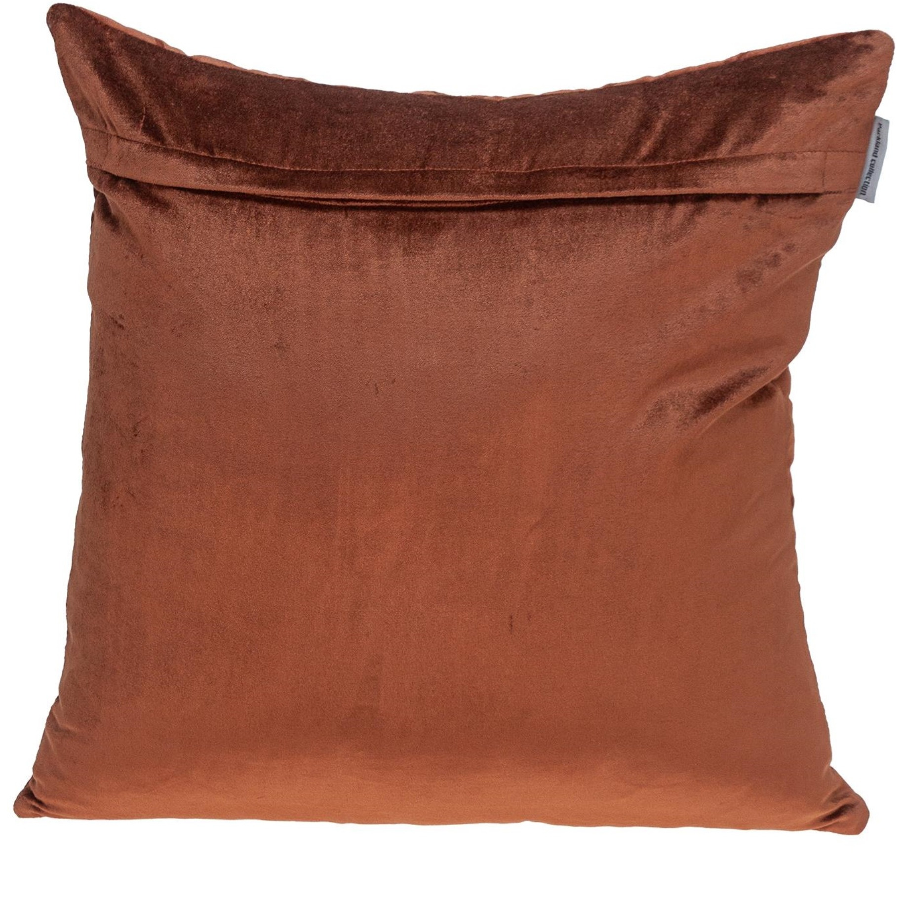 Parkland Collection Tobyn Transitional Burnt Orange Throw Pillow