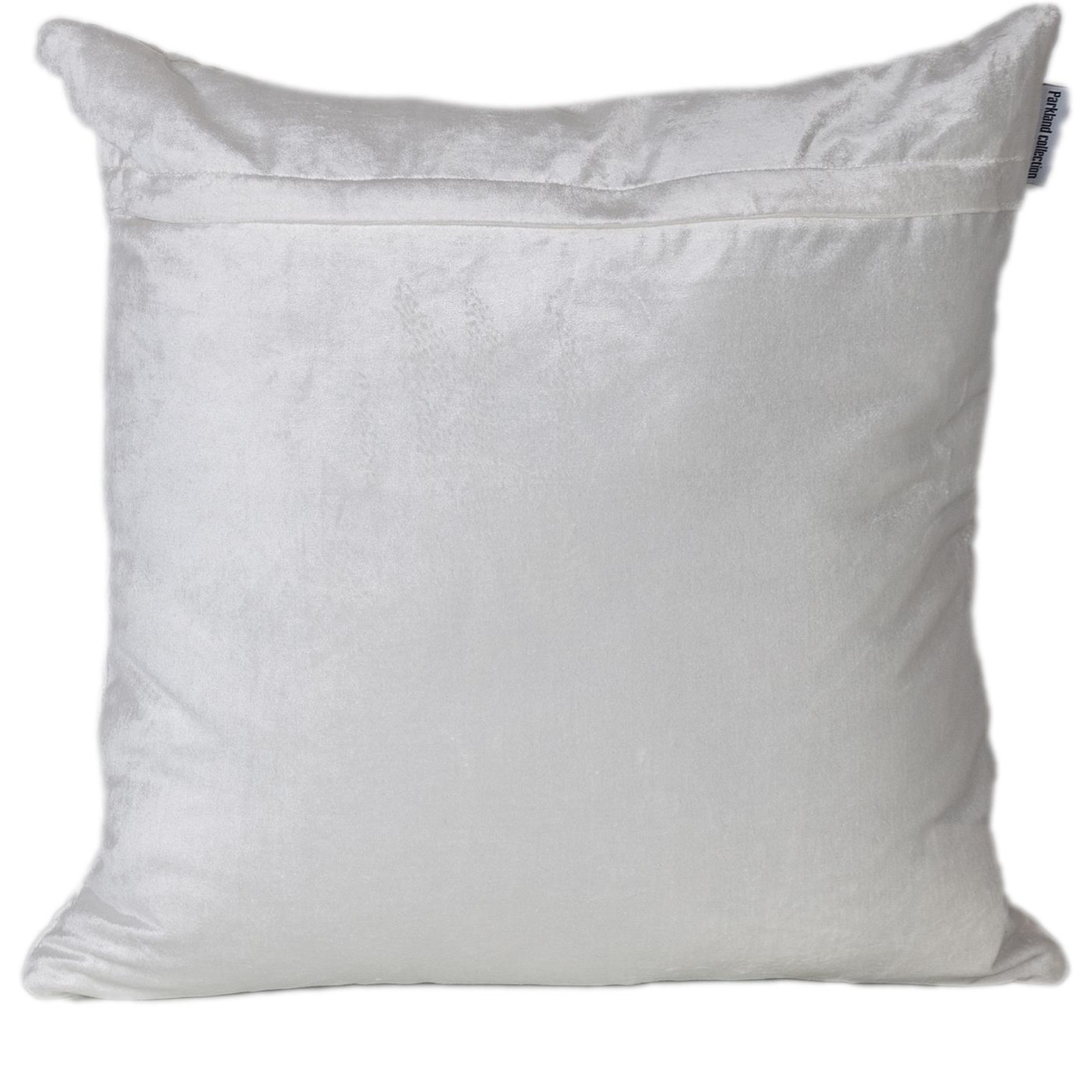 Parkland Collection Koko Transitional White Throw Pillow