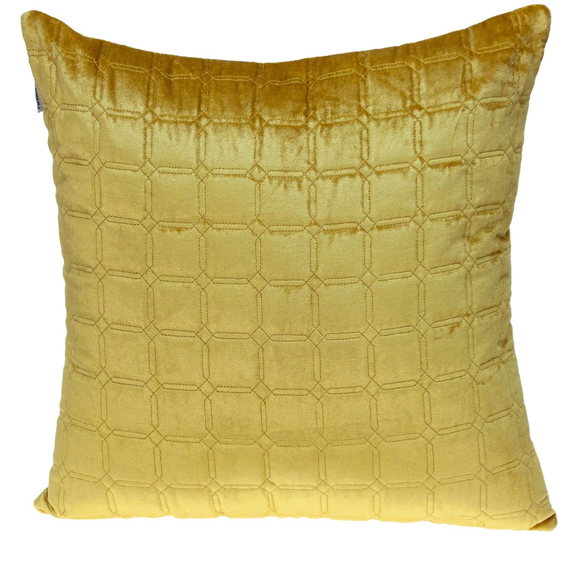 Parkland Collection Marrisa Transitional Yellow Throw Pillow