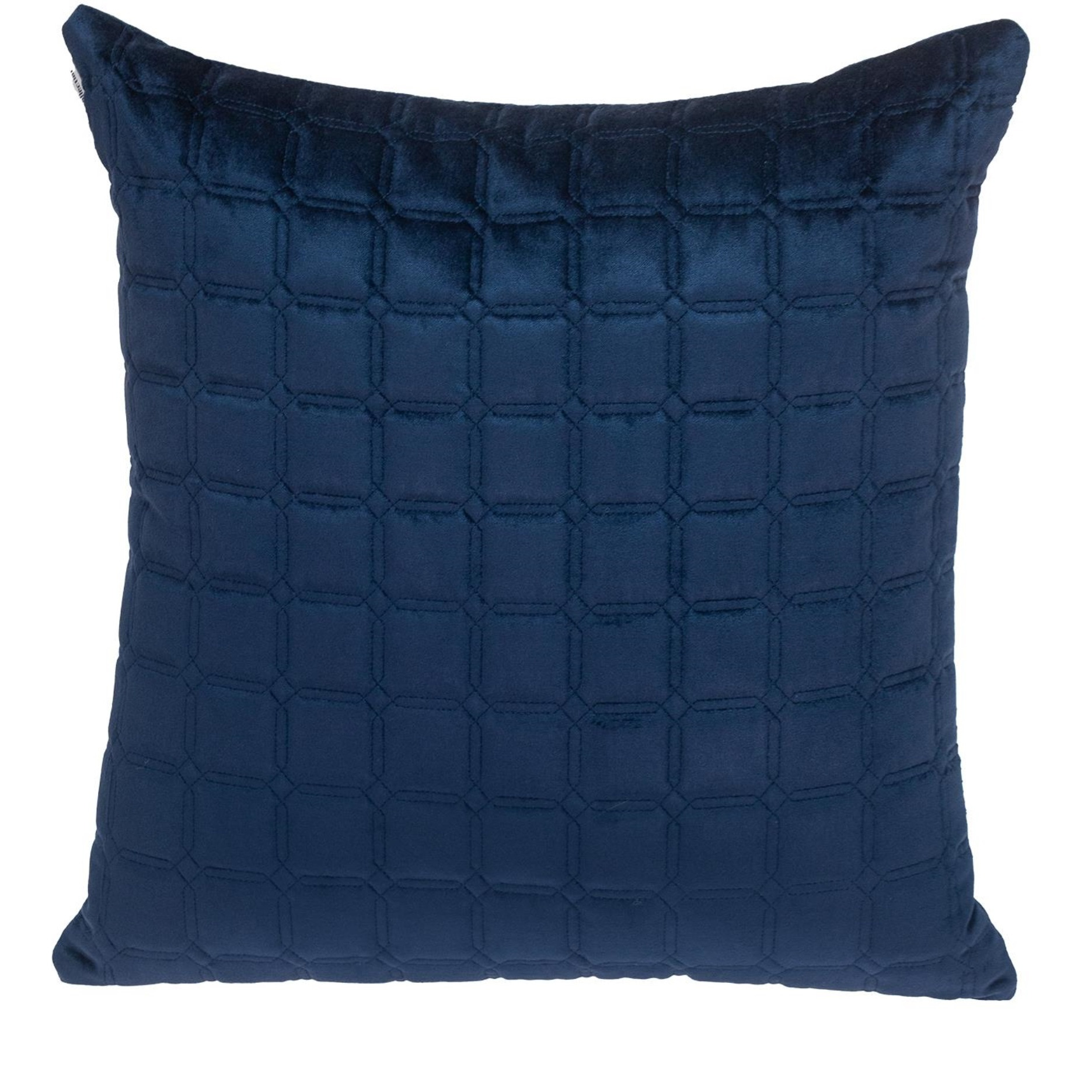 Parkland Collection Marrisa Transitional Blue/Navy Throw Pillow