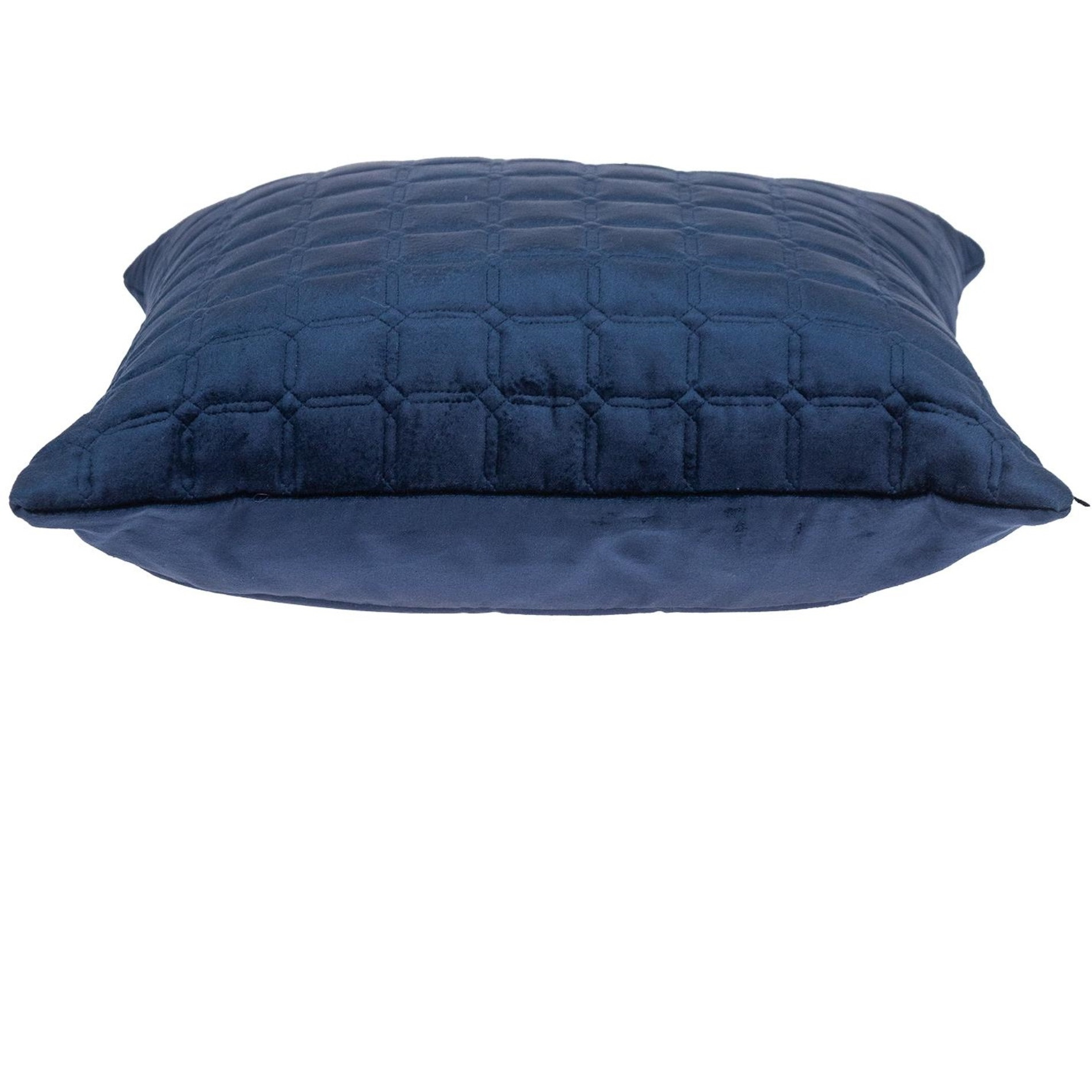 Parkland Collection Marrisa Transitional Blue/Navy Throw Pillow