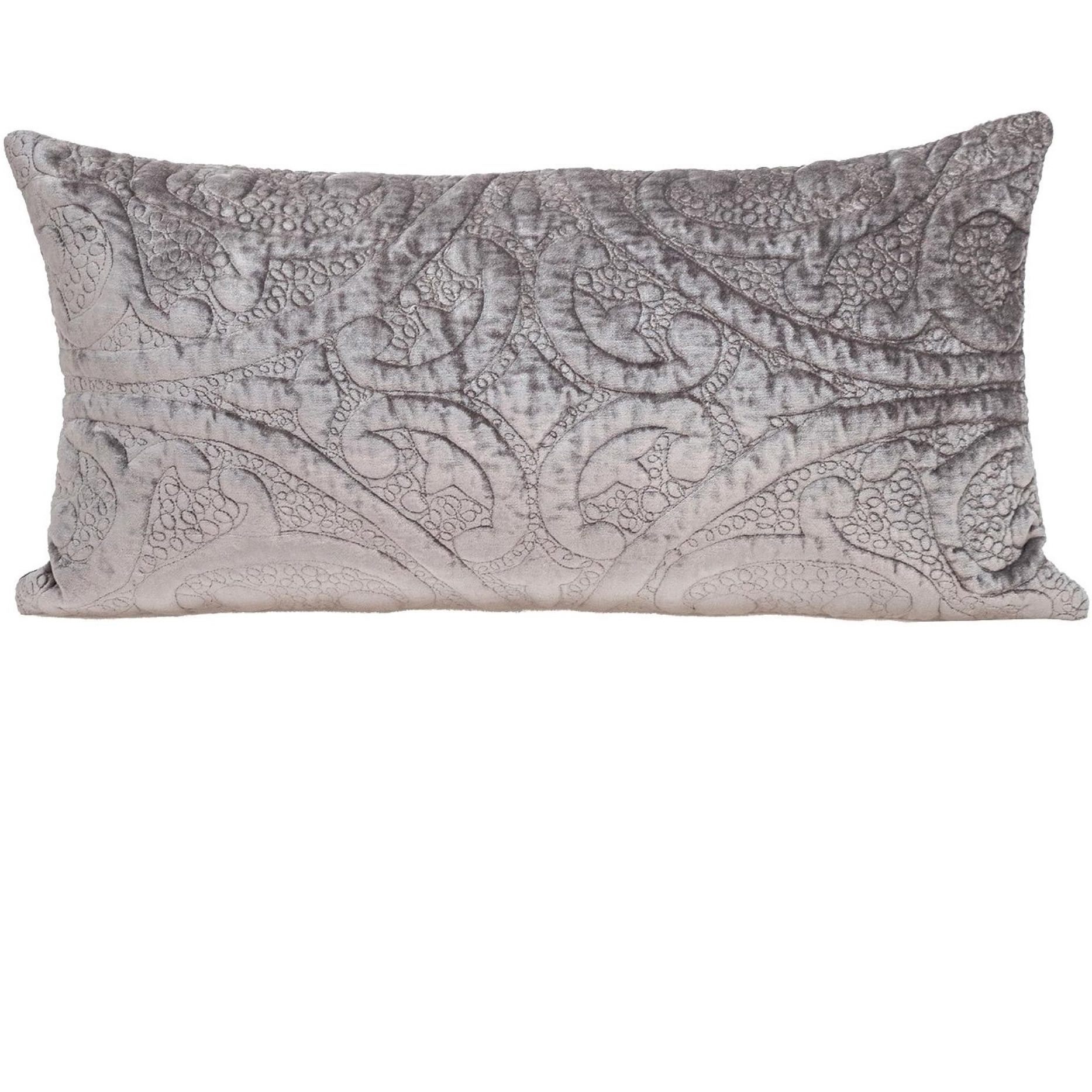 Parkland Collection Cristal Transitional Taupe Throw Pillow