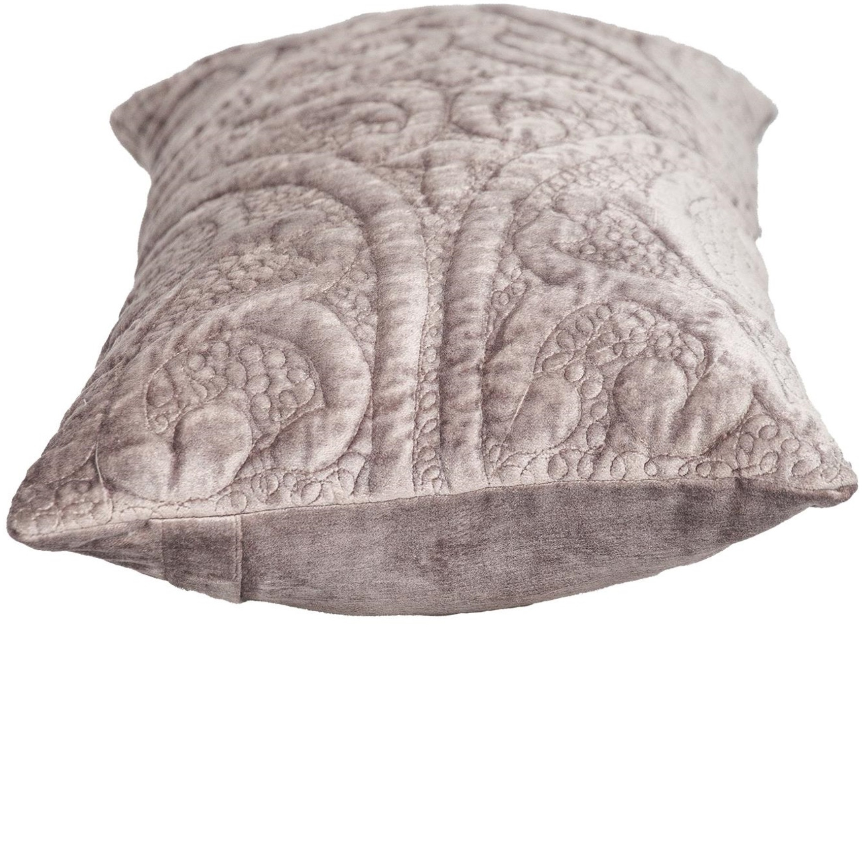 Parkland Collection Cristal Transitional Taupe Throw Pillow