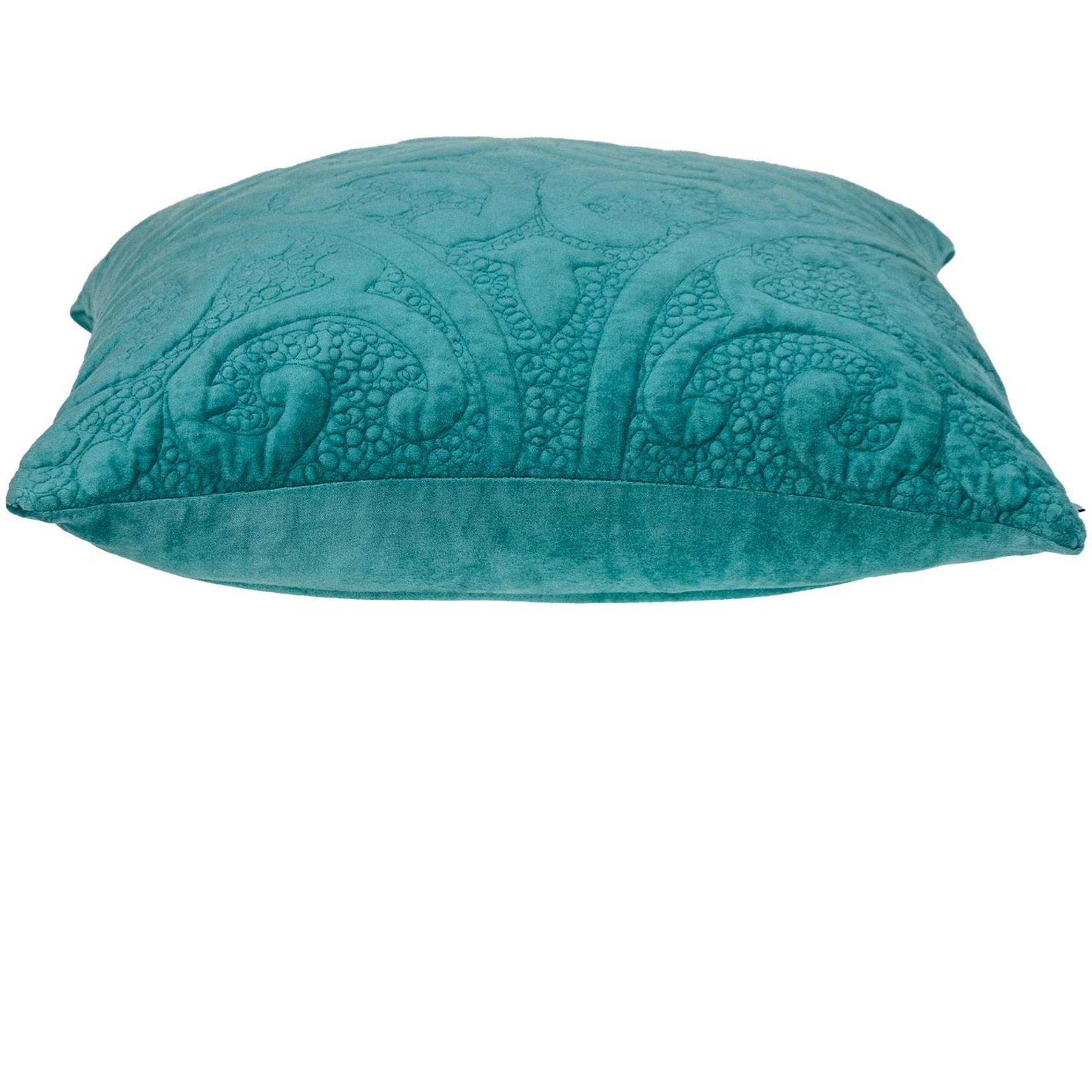 Parkland Collection Cristal Transitional Aqua Throw Pillow