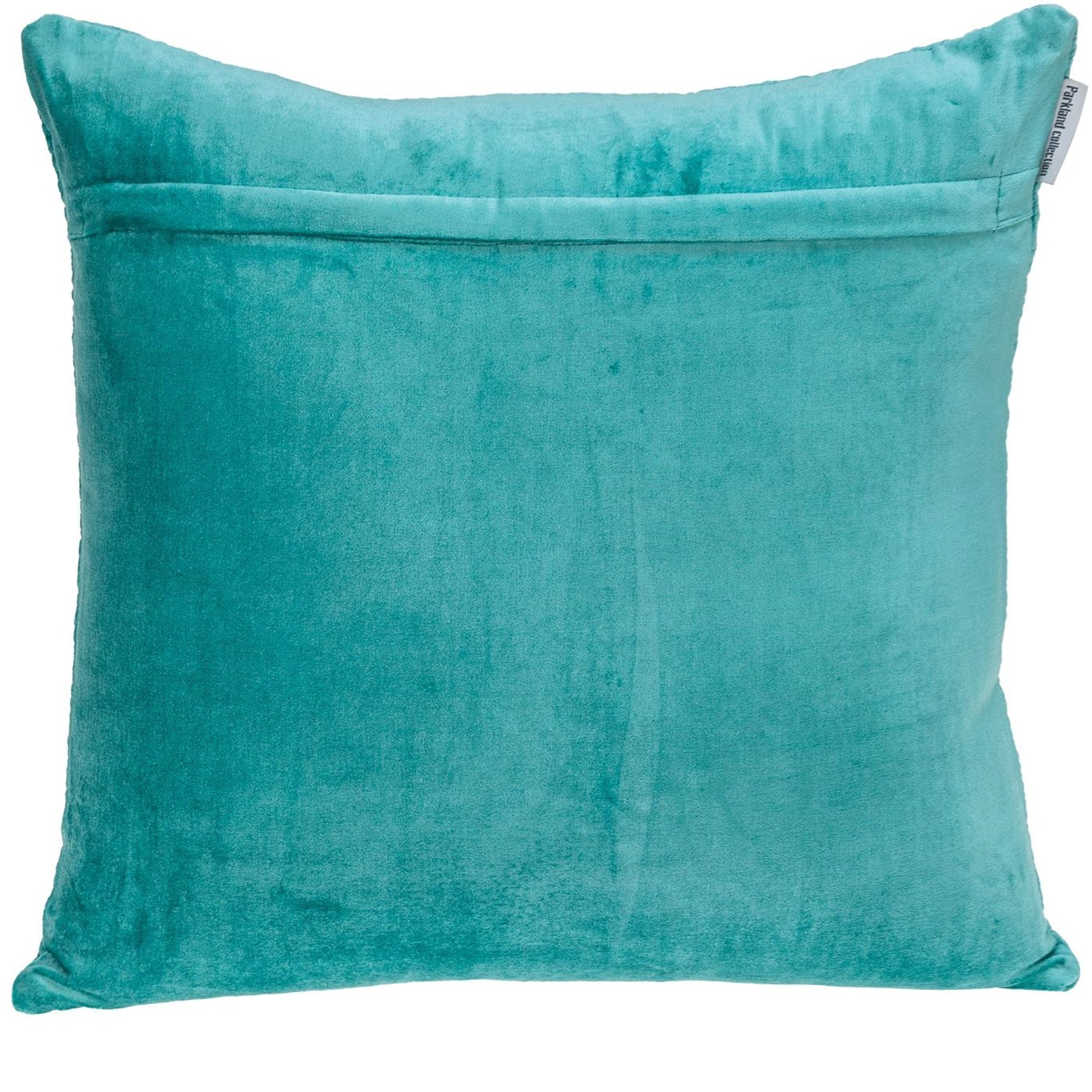 Parkland Collection Cristal Transitional Aqua Throw Pillow