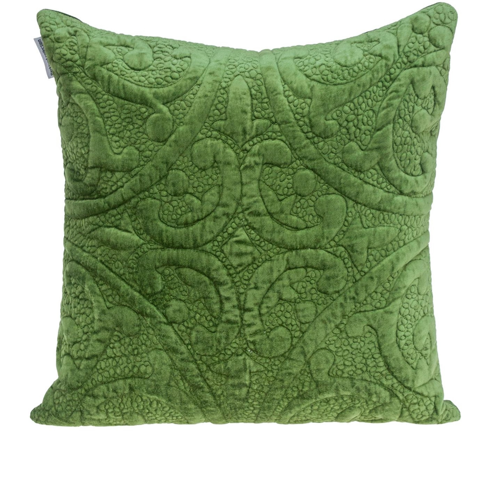 Parkland Collection Cristal Transitional Olive Throw Pillow